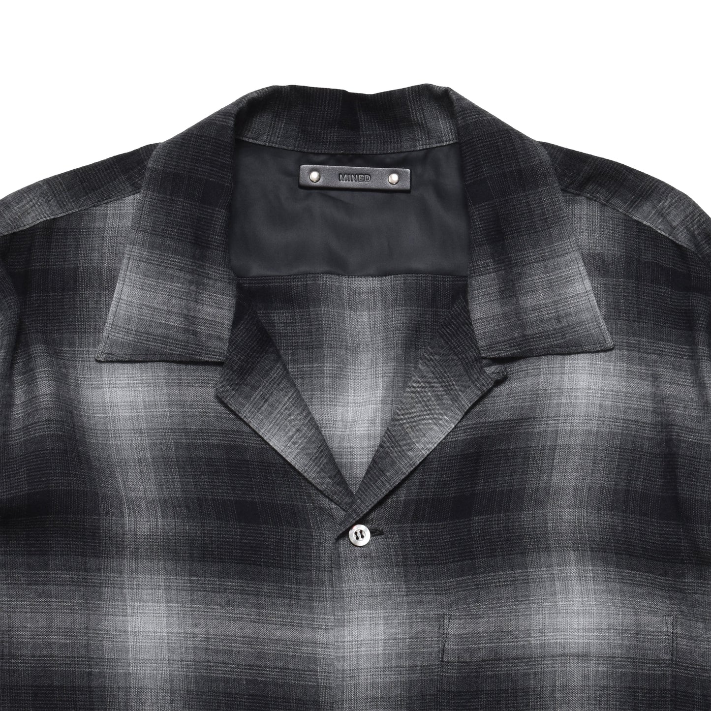 T. Rayon Ombre Open Collar Shirt