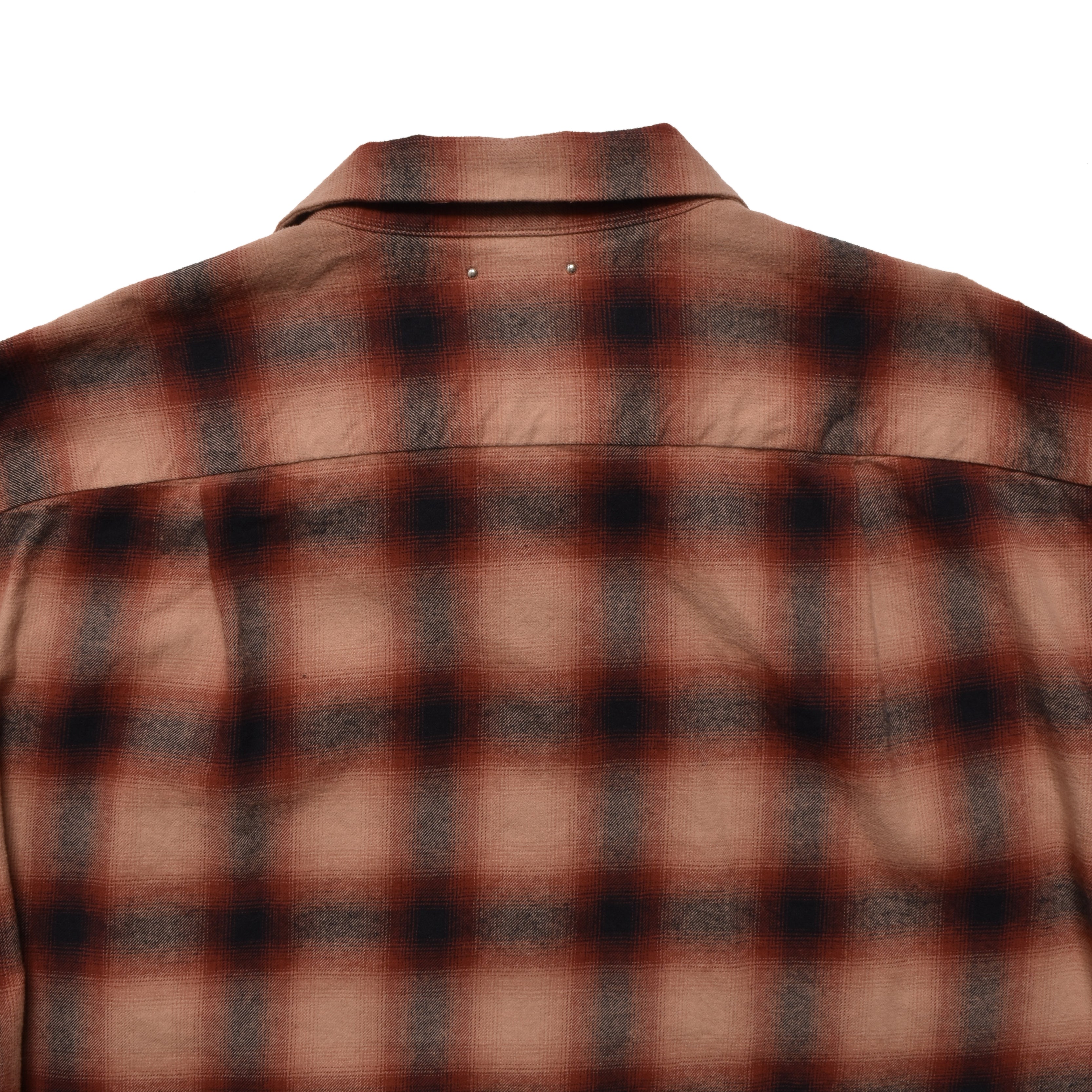 C.Flannel Ombre Open Collar SH – TIME AFTER TIME