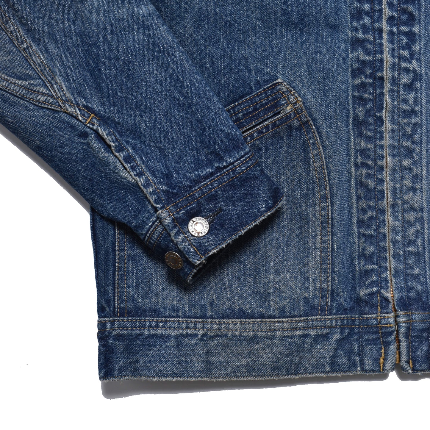 Denim Zipup Trucker Jacket USD