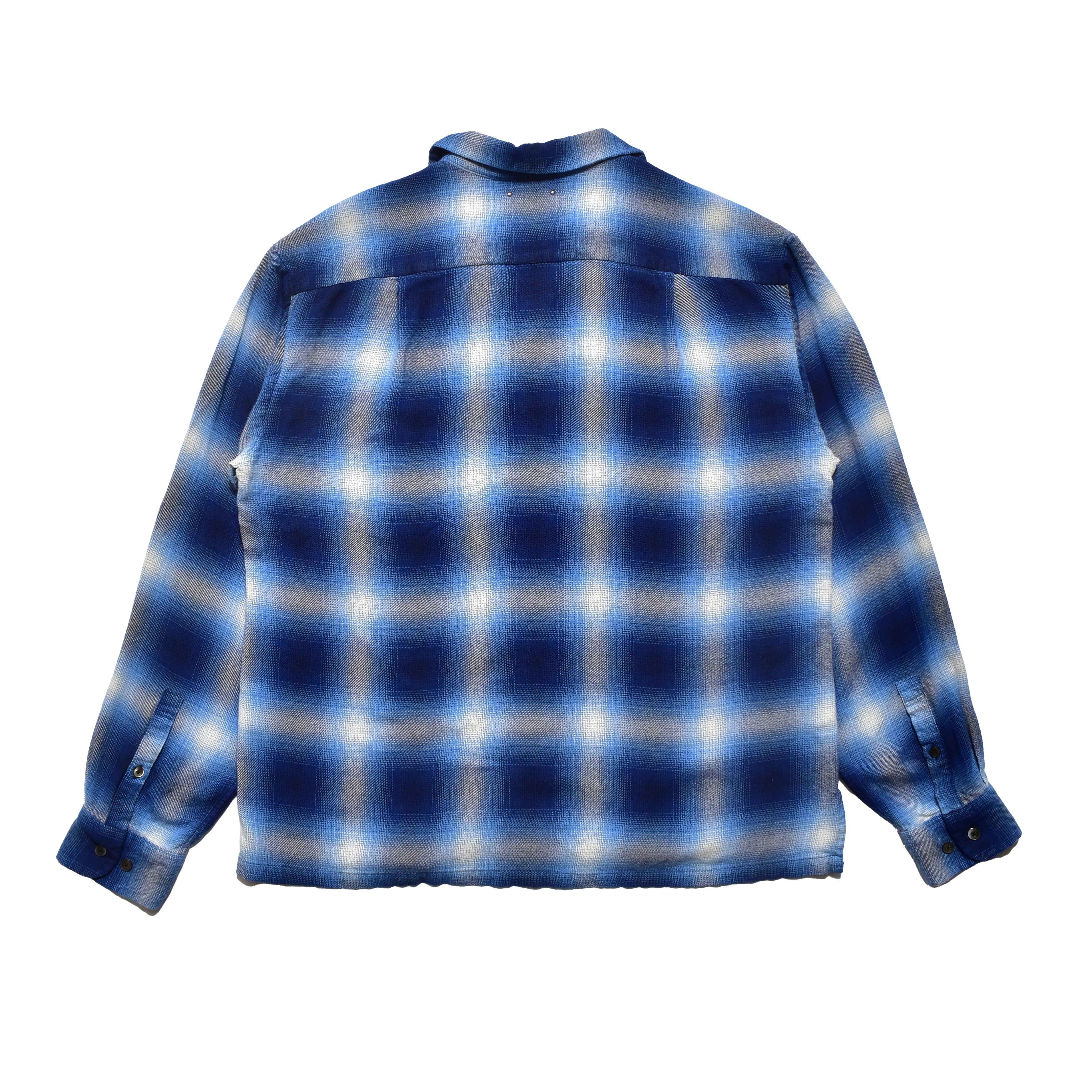 R.Flannel Ombre Open Collar SH – TIME AFTER TIME