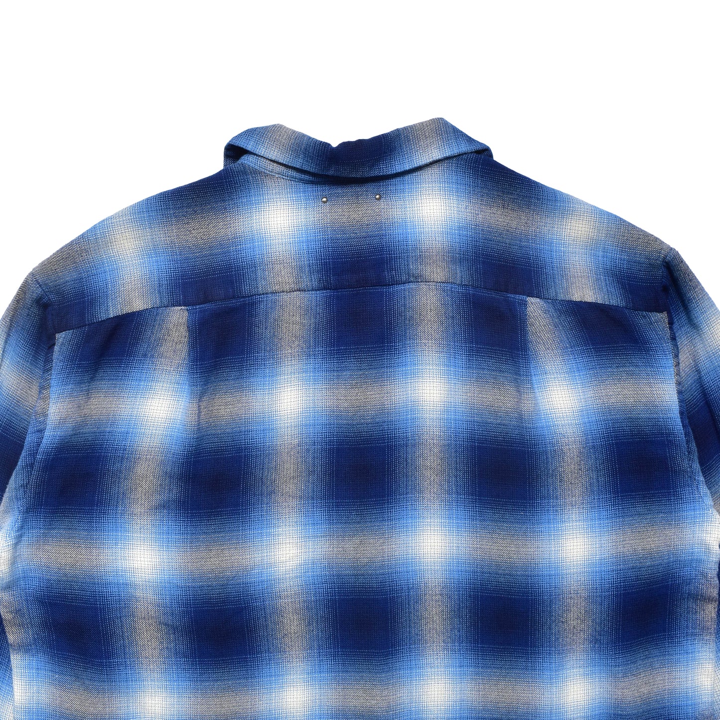 R.Flannel Ombre Open Collar SH