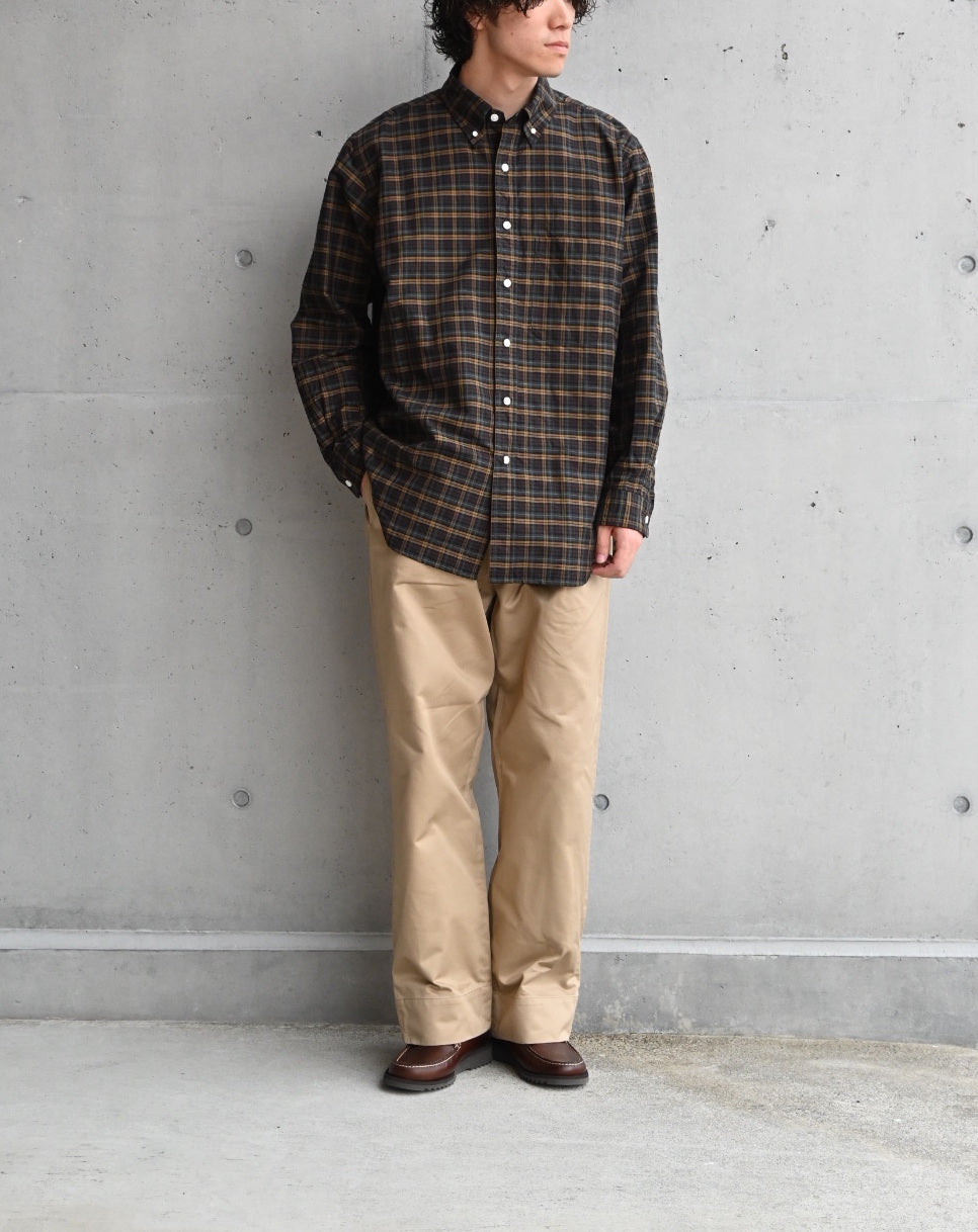 Unlikely Button Down Shirts　BROWN PLAID