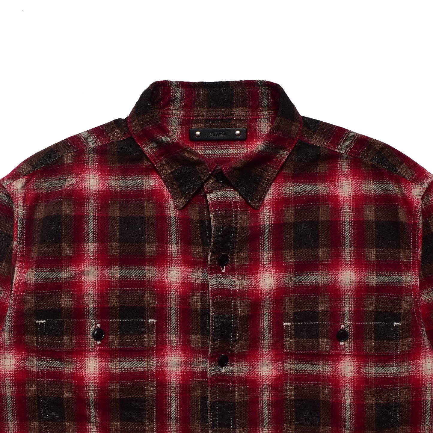Plaid Print Flannel Work SH