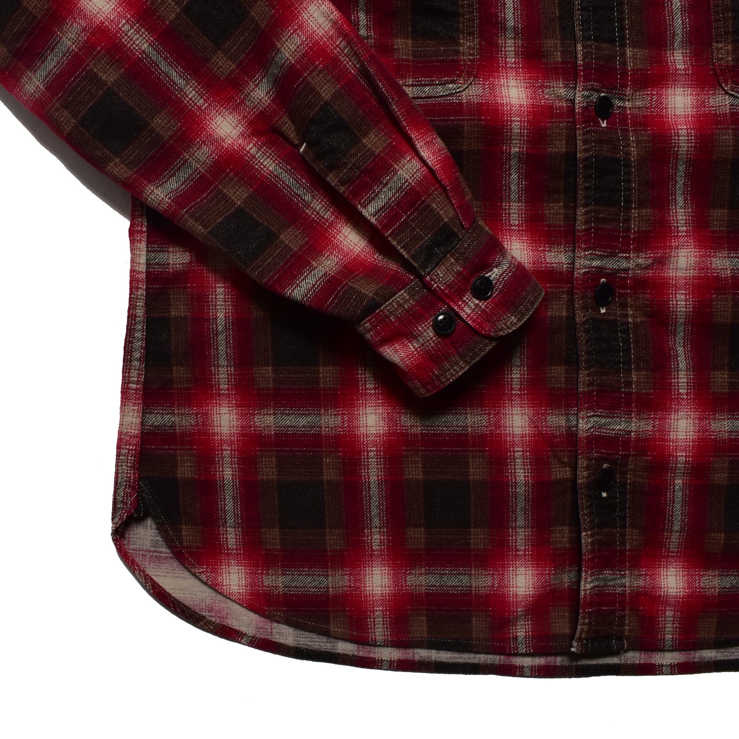 Plaid Print Flannel Work SH