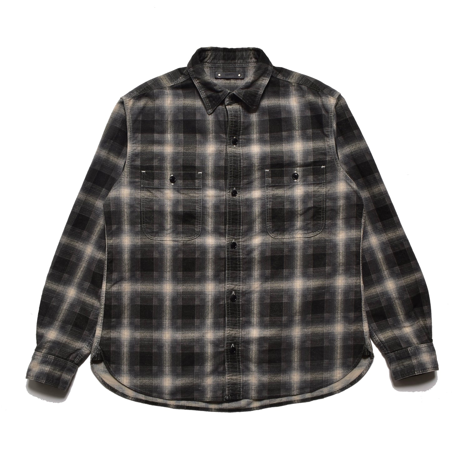 Plaid Print Flannel Work SH