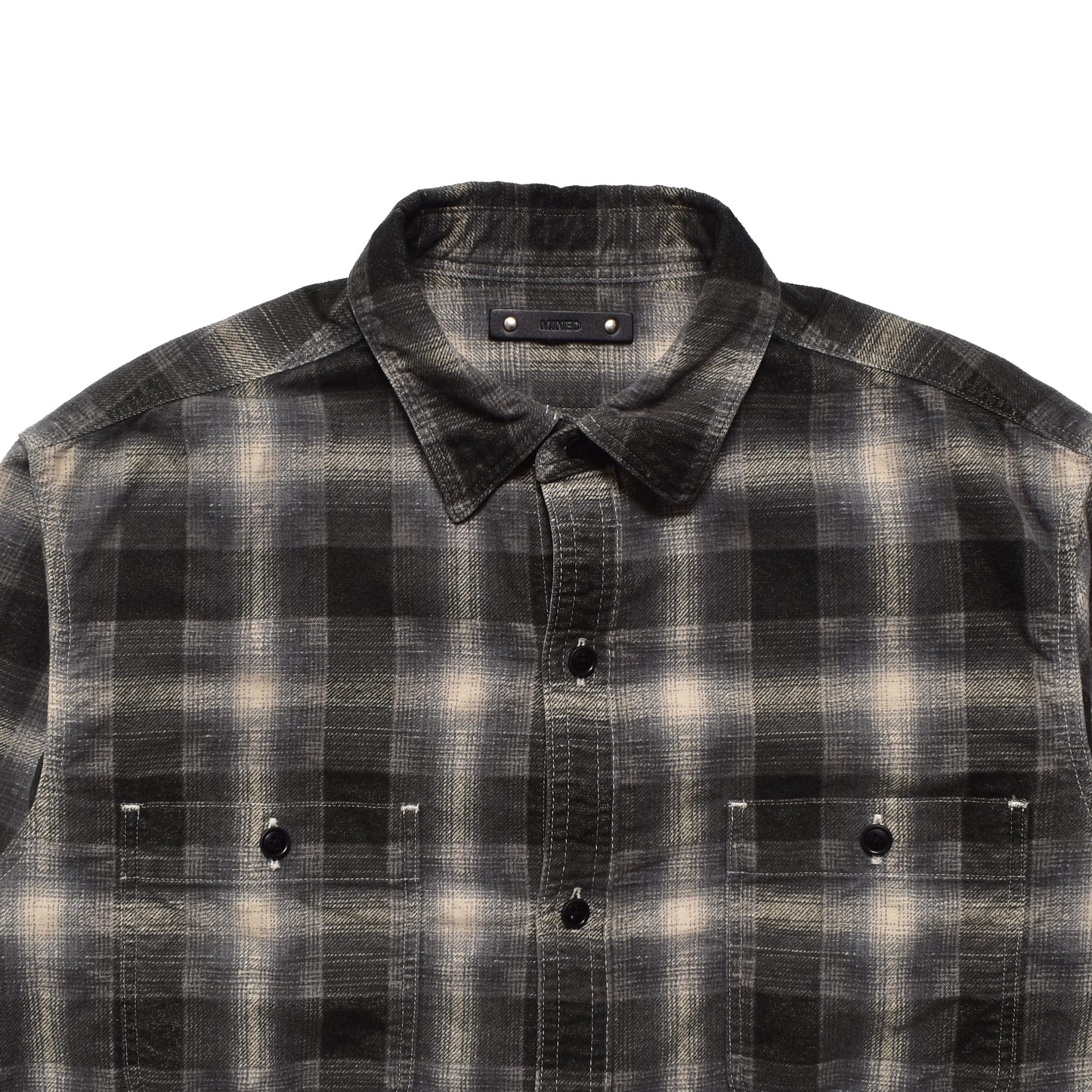 Plaid Print Flannel Work SH