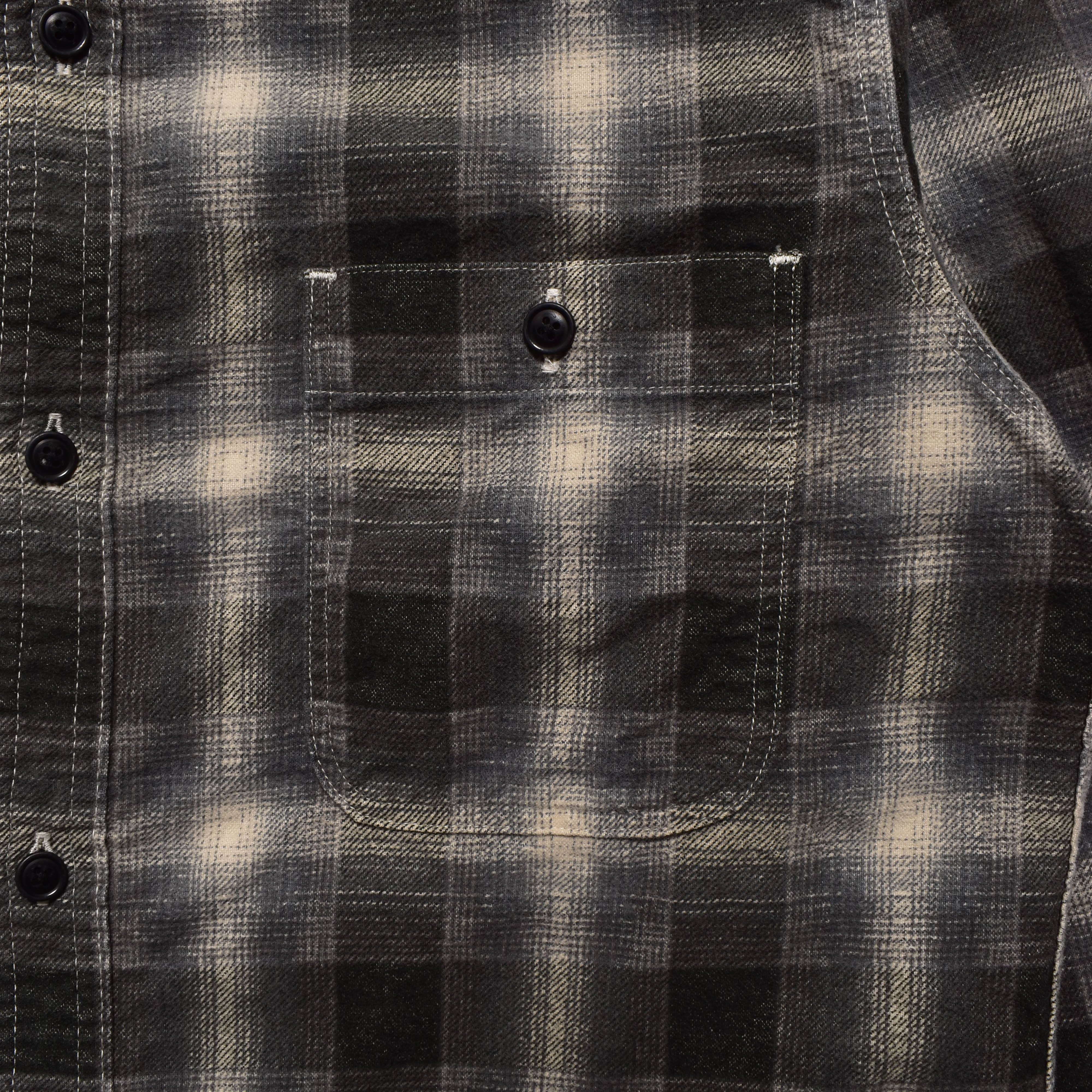 Plaid Print Flannel Work SH – TIME AFTER TIME