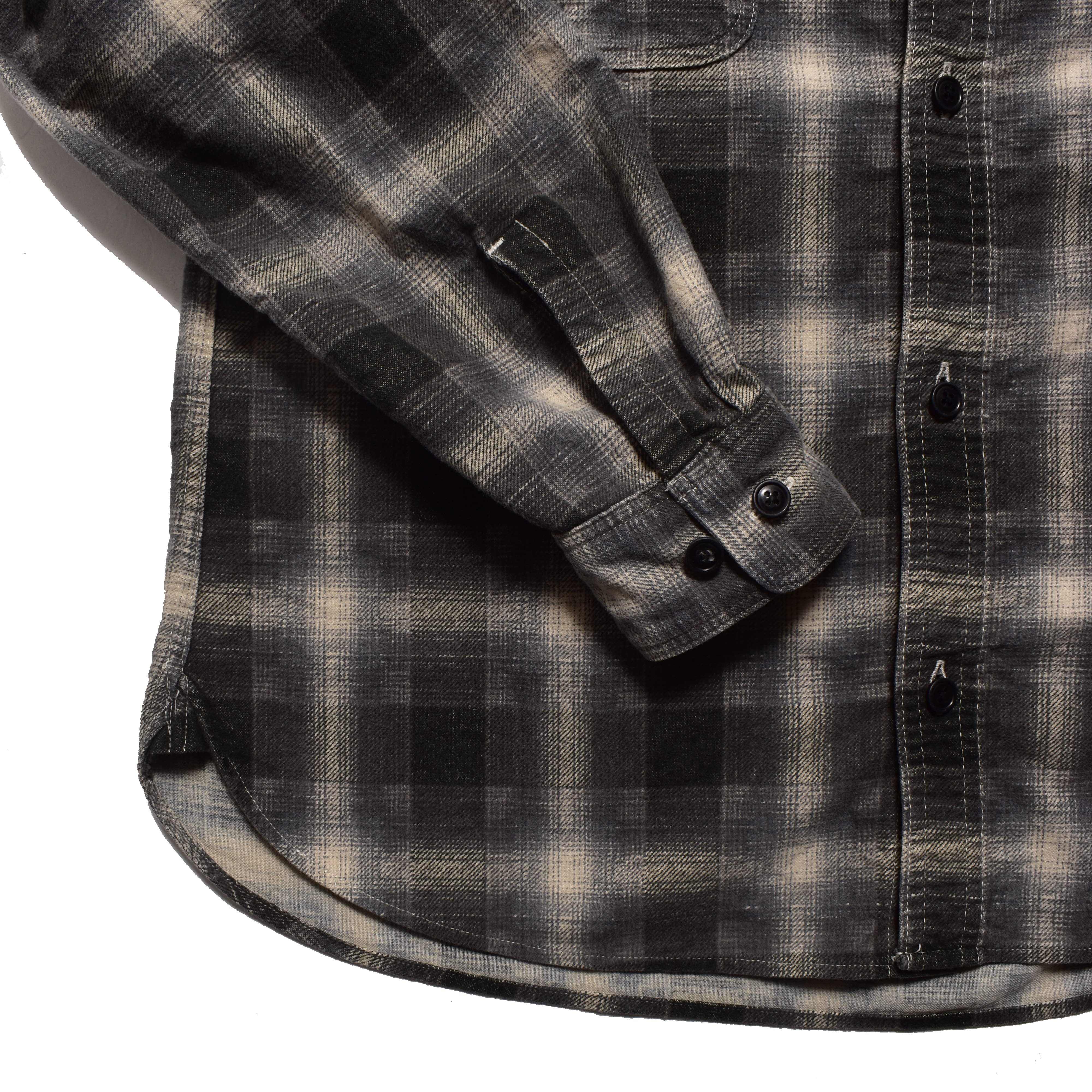 Plaid Print Flannel Work SH – TIME AFTER TIME