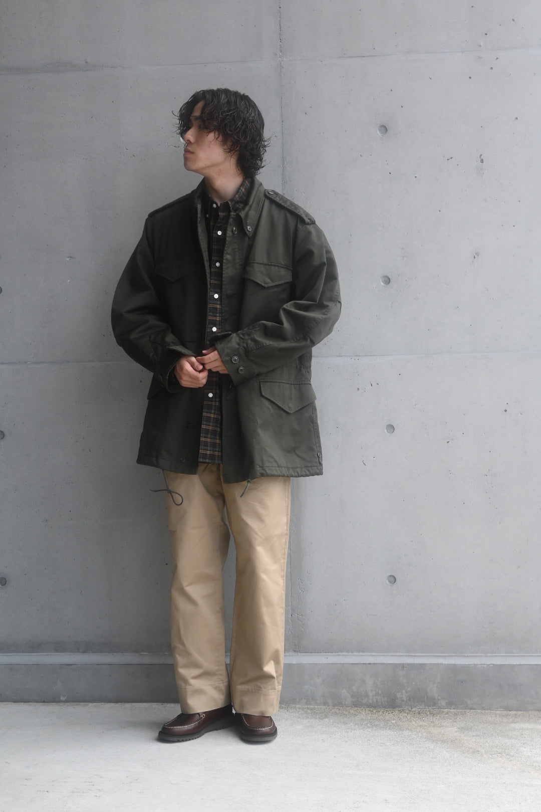 Unlikely B.D M-51 Field Jacket  DARK OLIVE