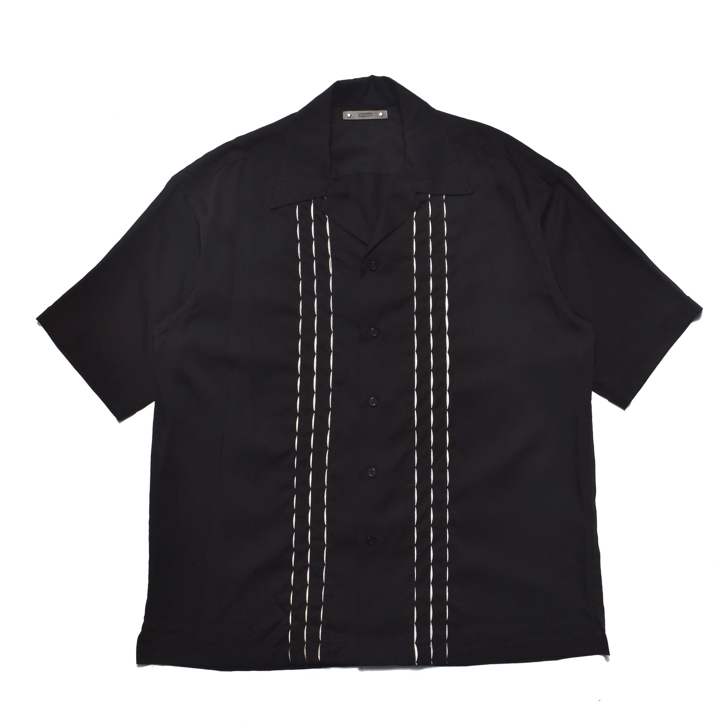 Cu. Denim Wave Embroidery S.S SH