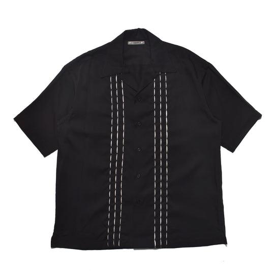 Cu. Denim Wave Embroidery S.S SH