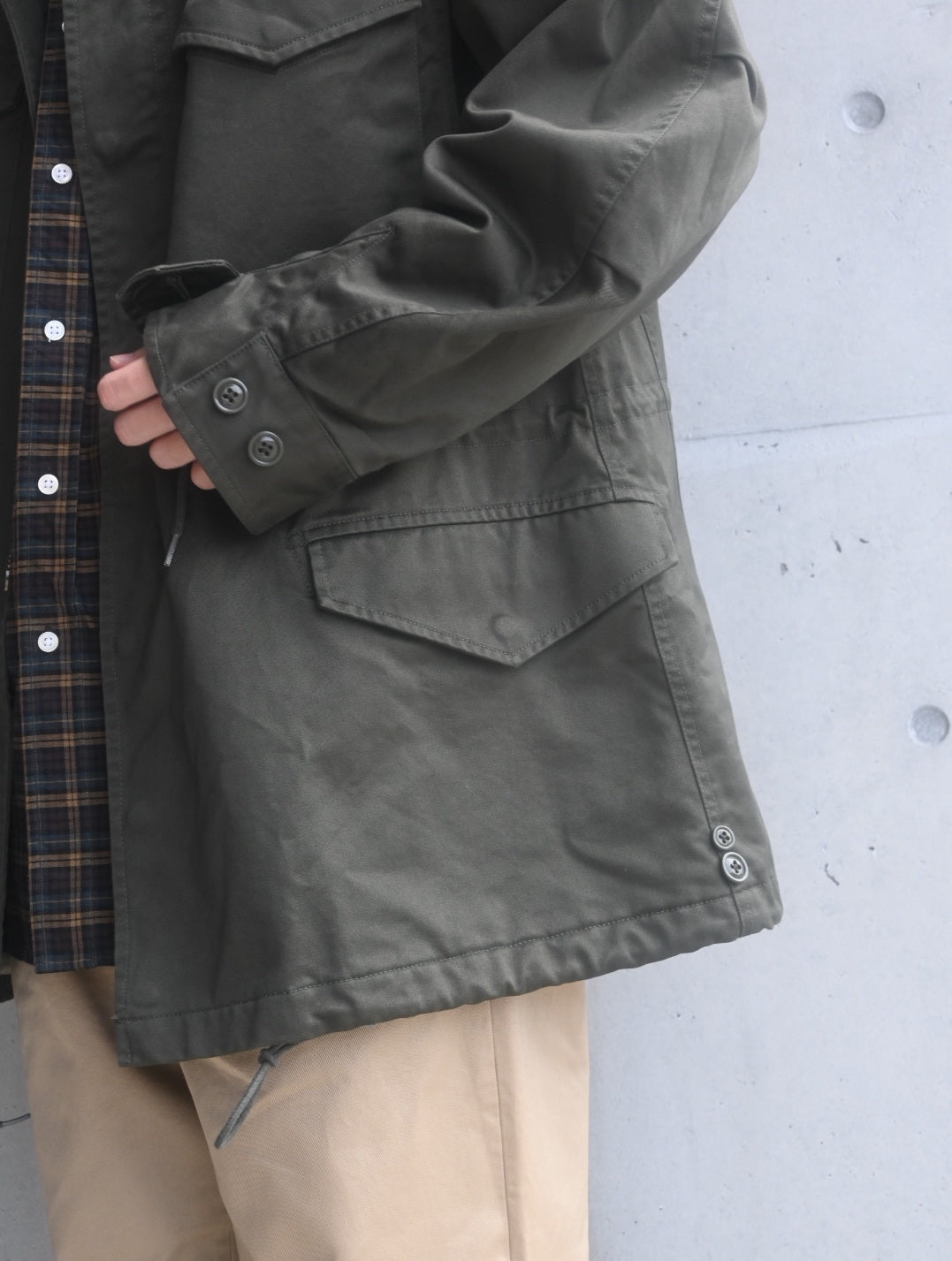 Unlikely B.D M-51 Field Jacket  DARK OLIVE