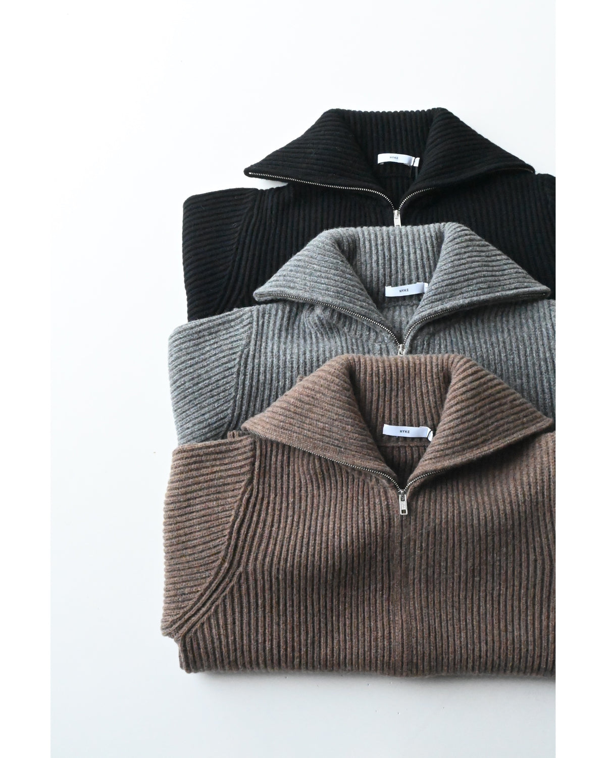 RIBBED ZIP SWEATER 11445