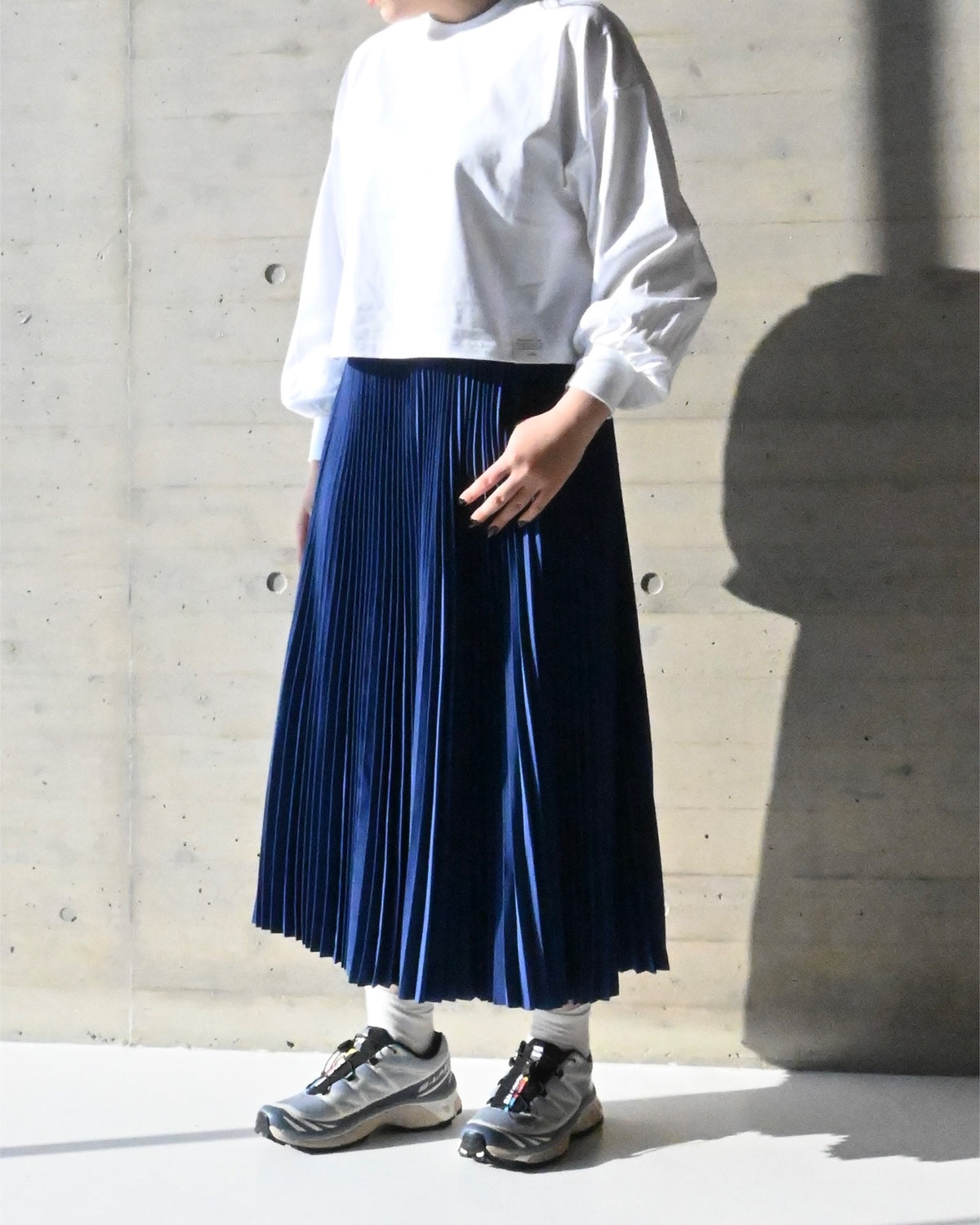 CROPPED LONG-SLV TEE / BIG FIT(6.5OZ) 12454