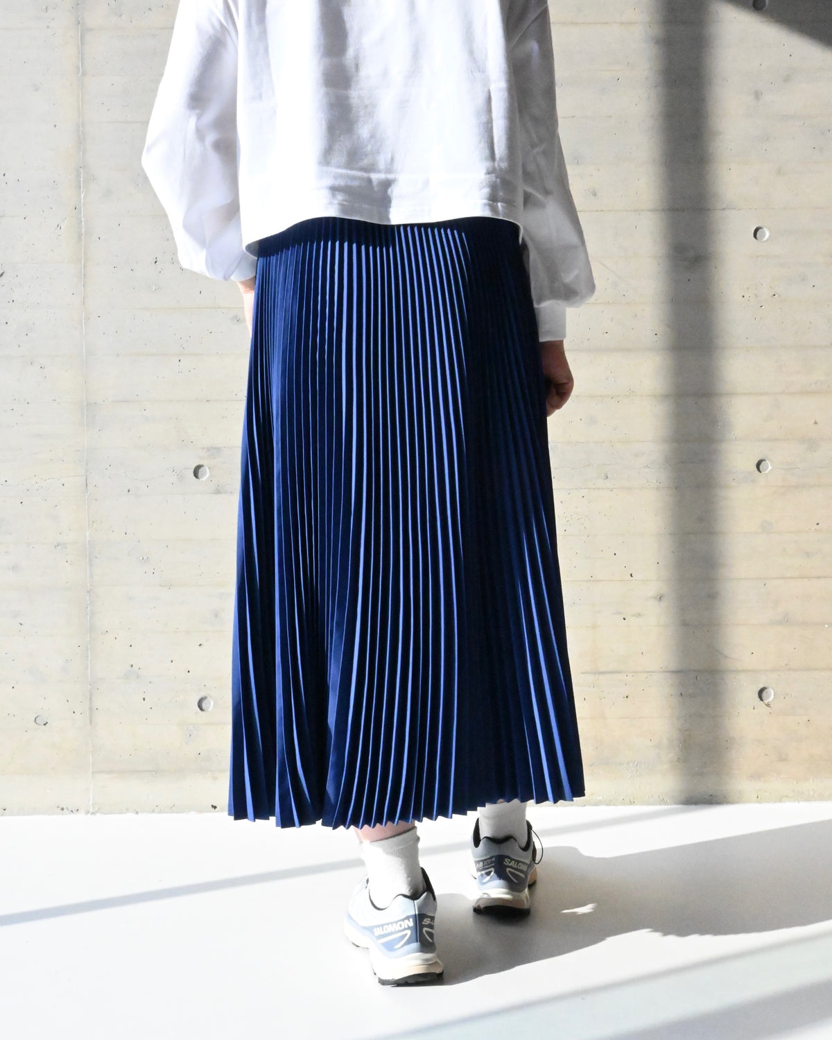 TAFFETA PLEATED SKIRT 14164