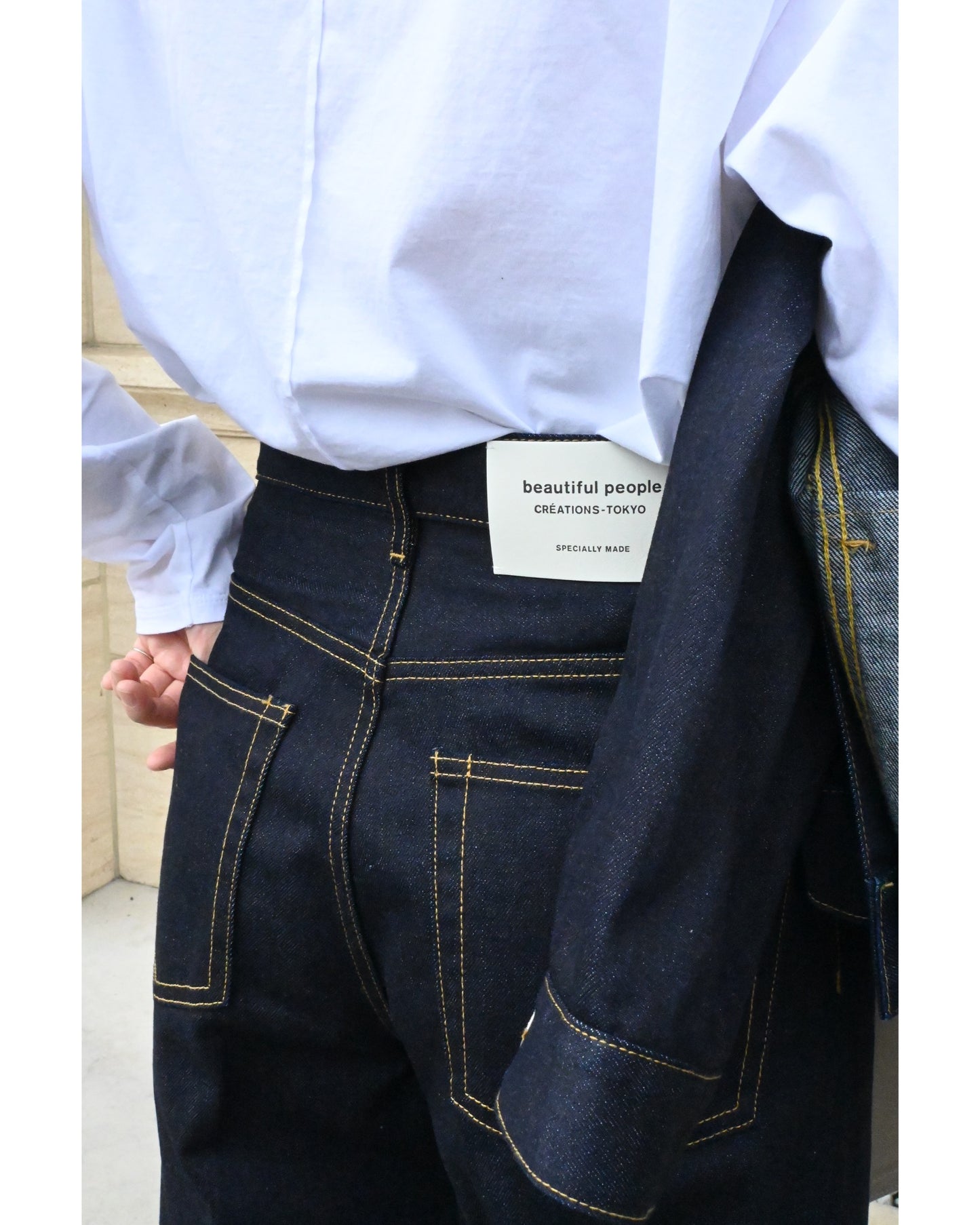 selvedge denim trousers fit