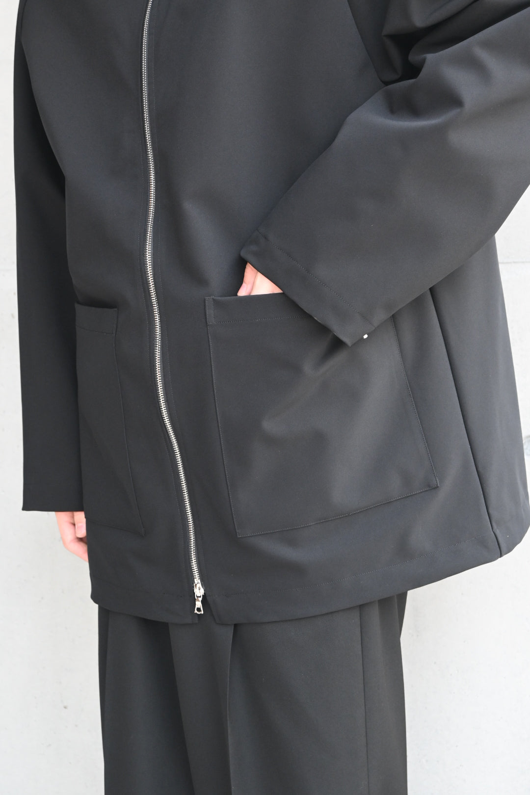 REVERSIBLE HOODED COAT BLACK – TIME AFTER TIME