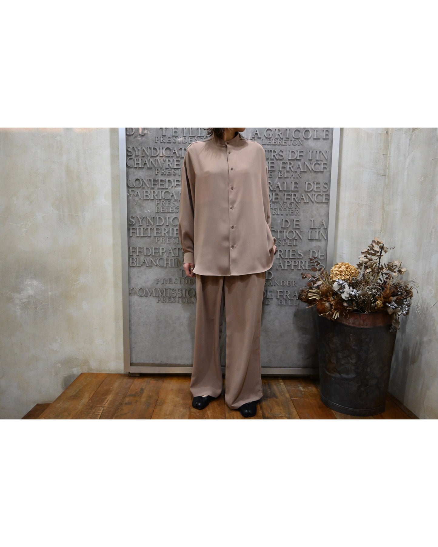 Satin Easy Wide Pants