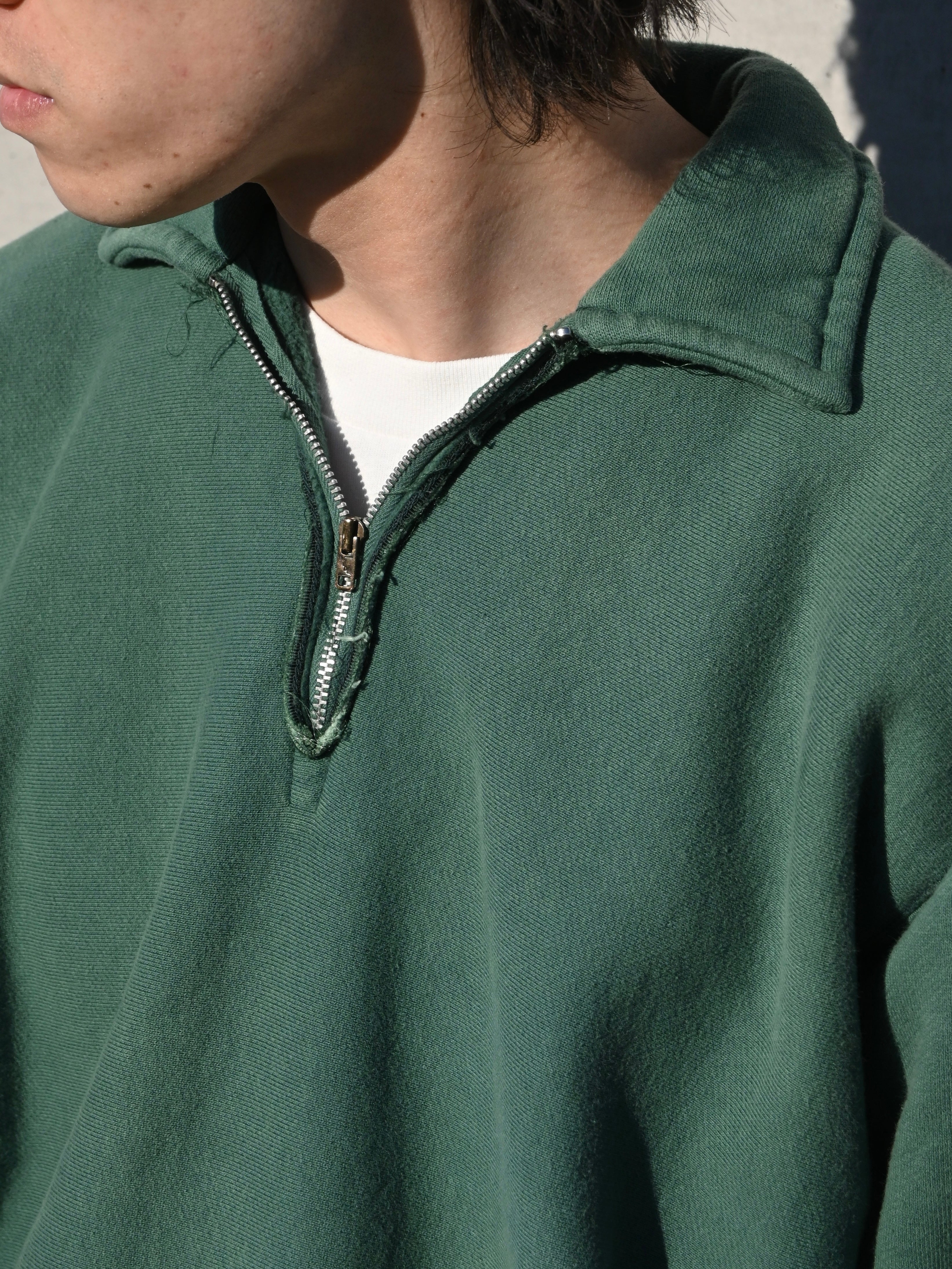 Vintage Half Zip Sweat Shirt