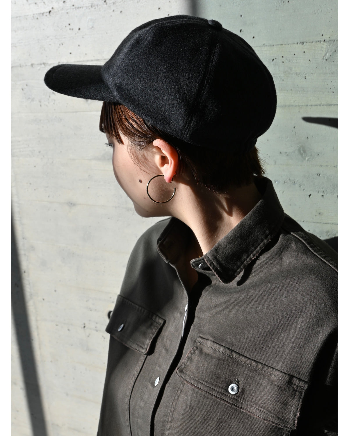 PURE CASHMERE 6PANEL CAP