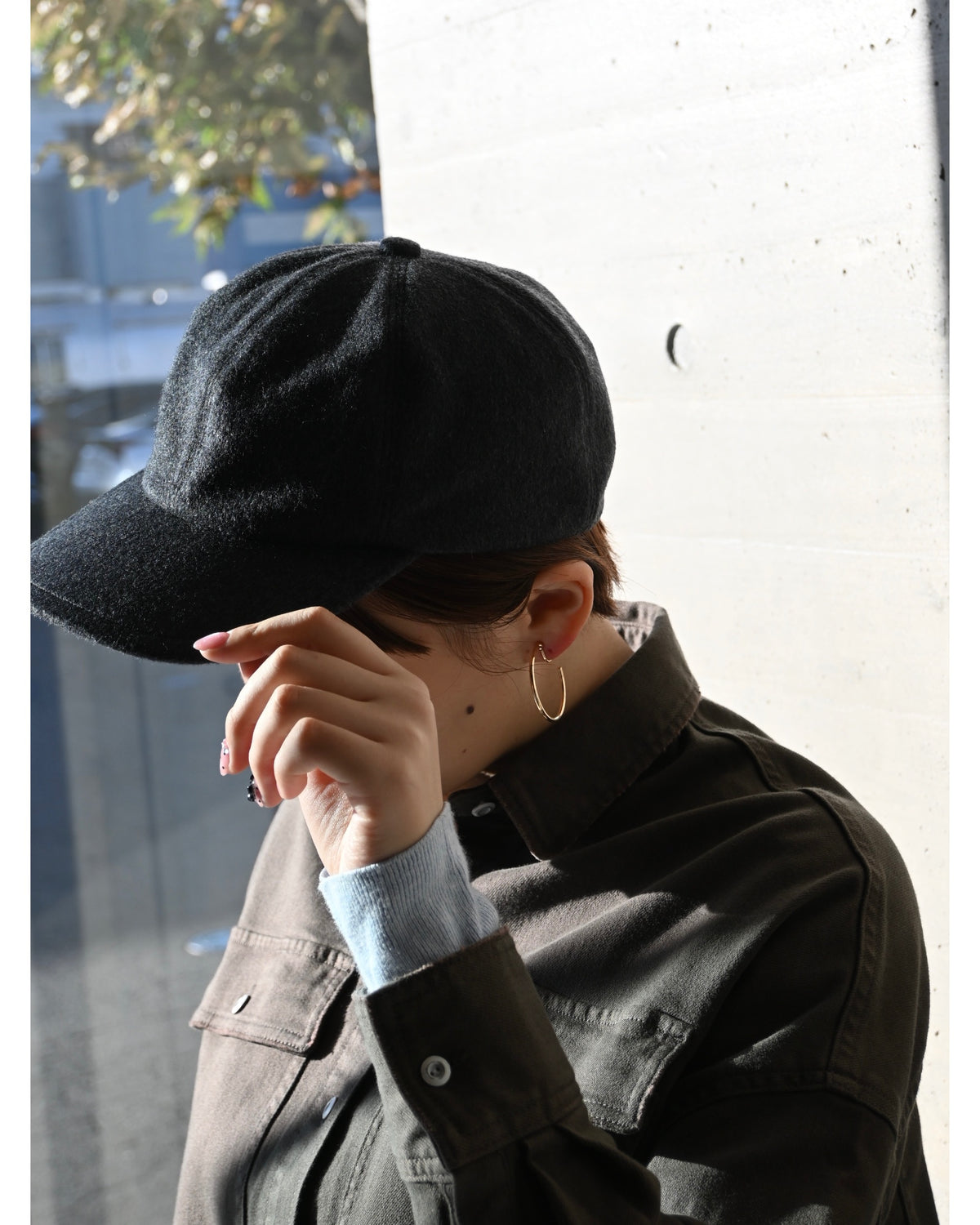 PURE CASHMERE 6PANEL CAP
