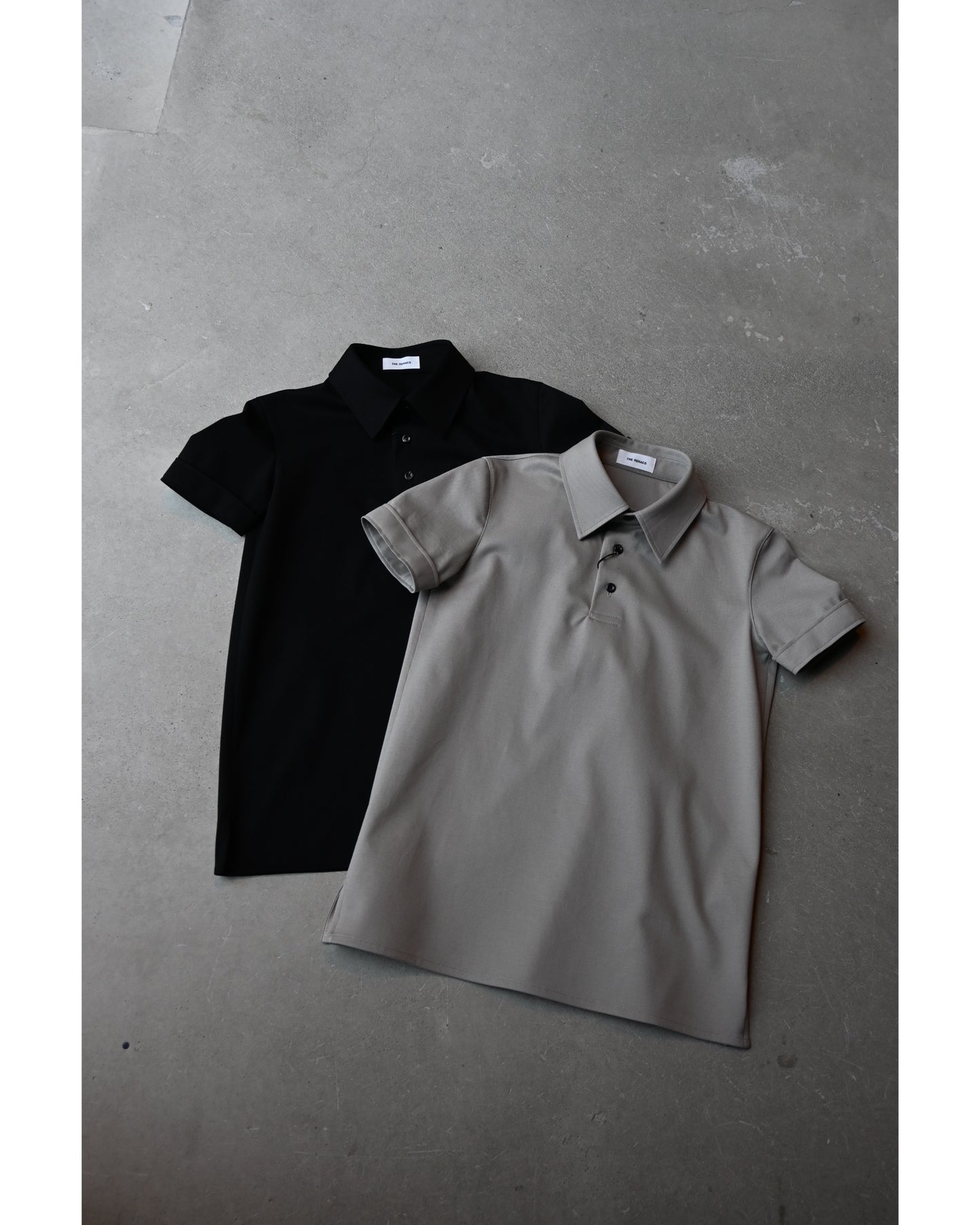 RERACS REGULAR COLLAR POLO DRESS BLOUSE