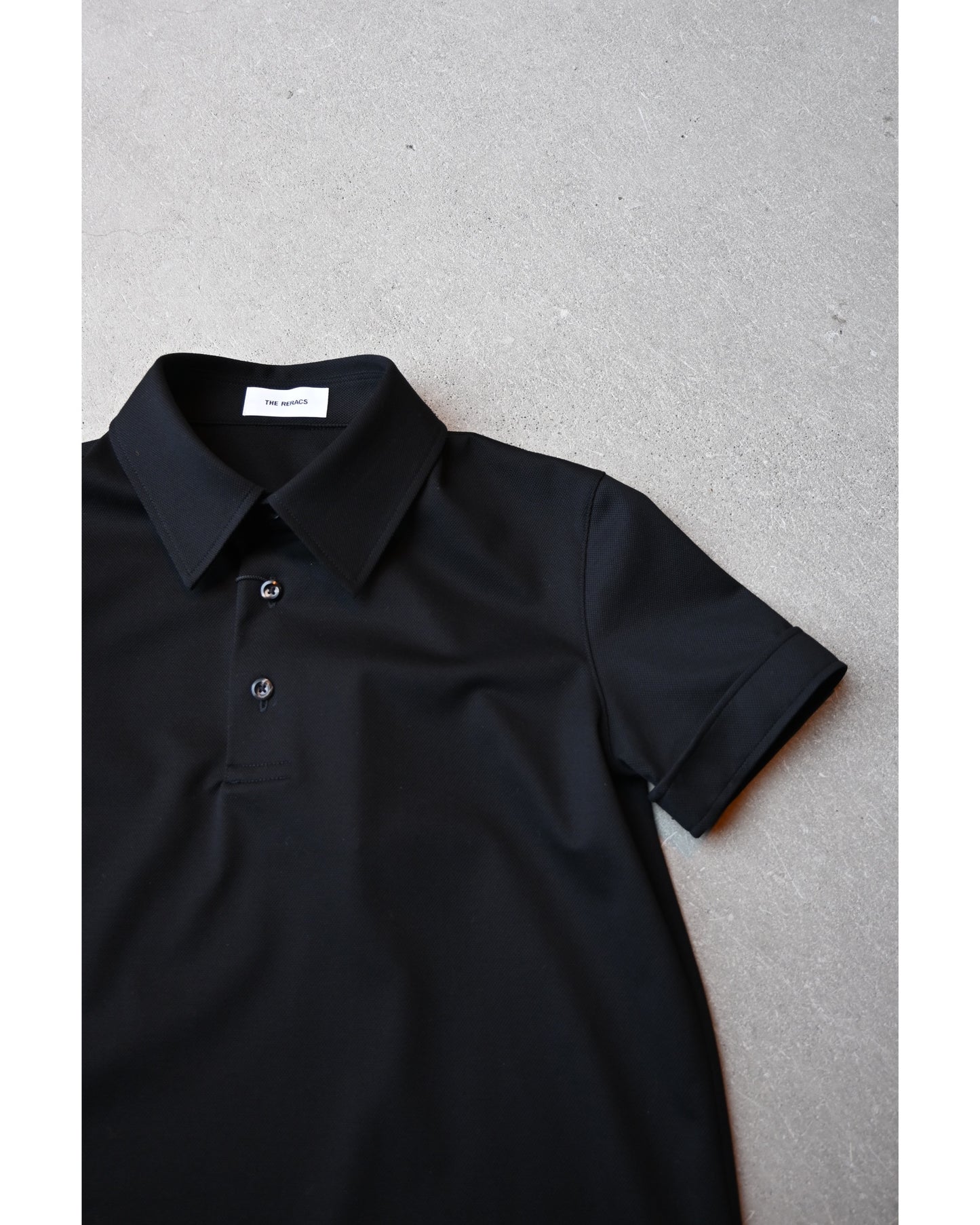 RERACS REGULAR COLLAR POLO DRESS BLOUSE