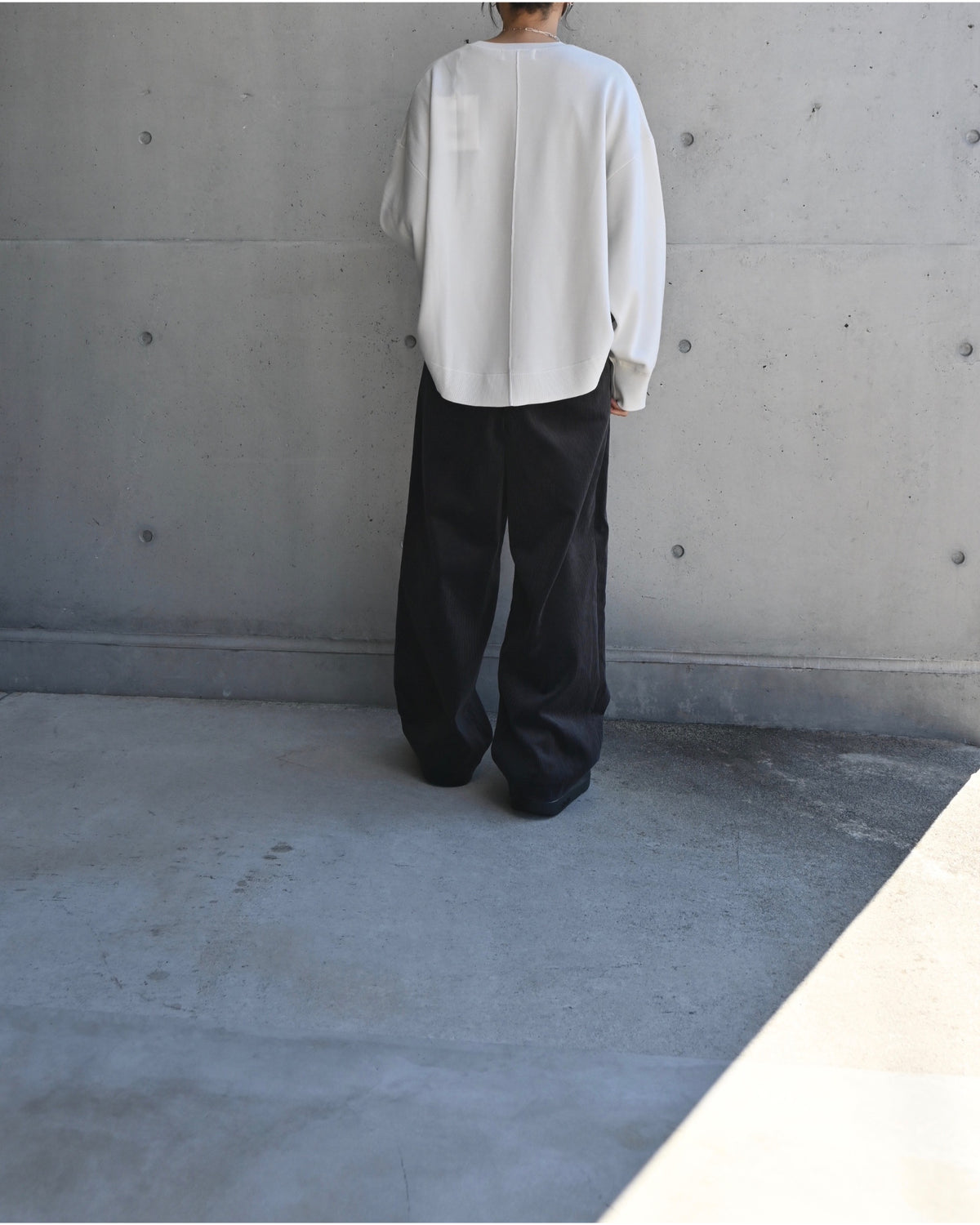 Suvin Corduroy Wide Straight Trousers