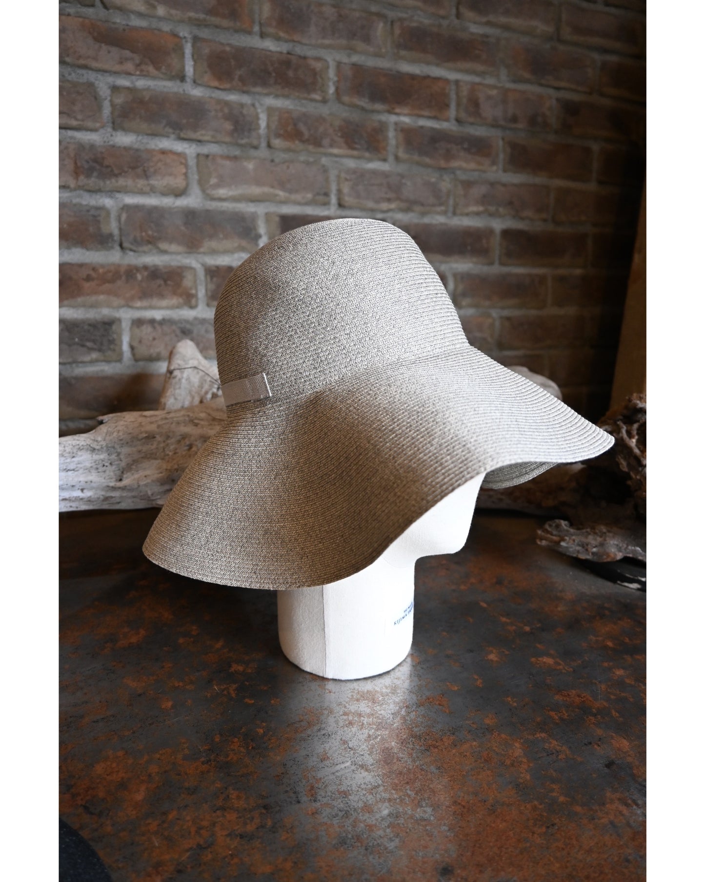 PAPER BRAID BOWLER HAT