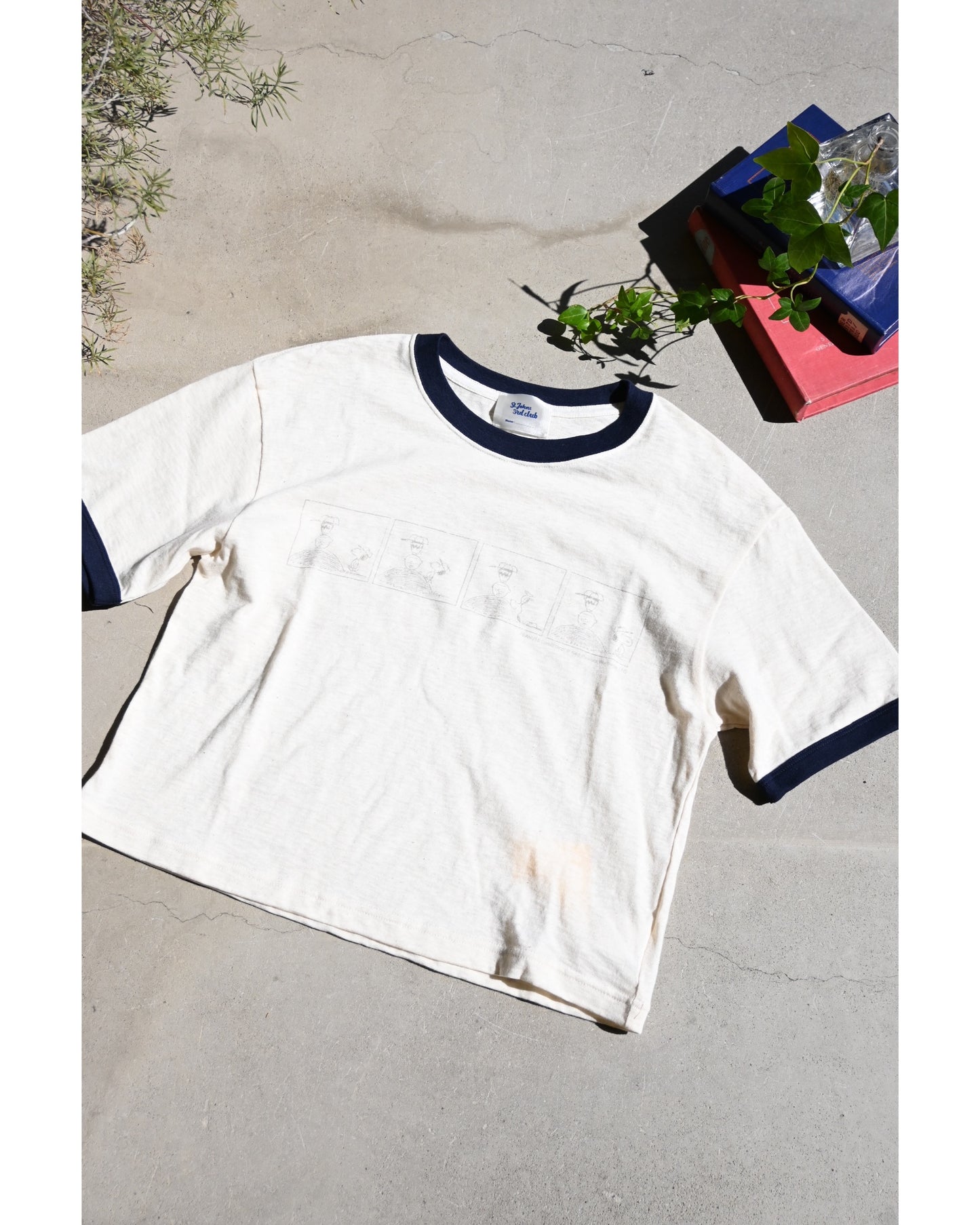 4-Panel Comic Ringer T-shirt