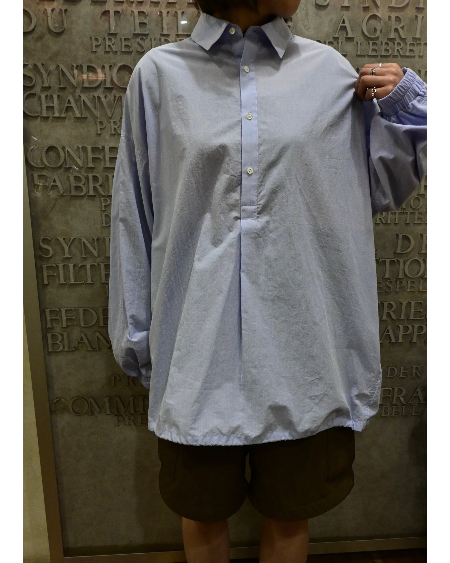 Seersucker Pullover Shirt