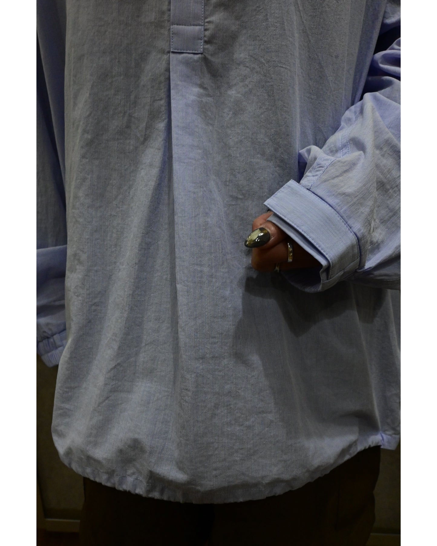 Seersucker Pullover Shirt
