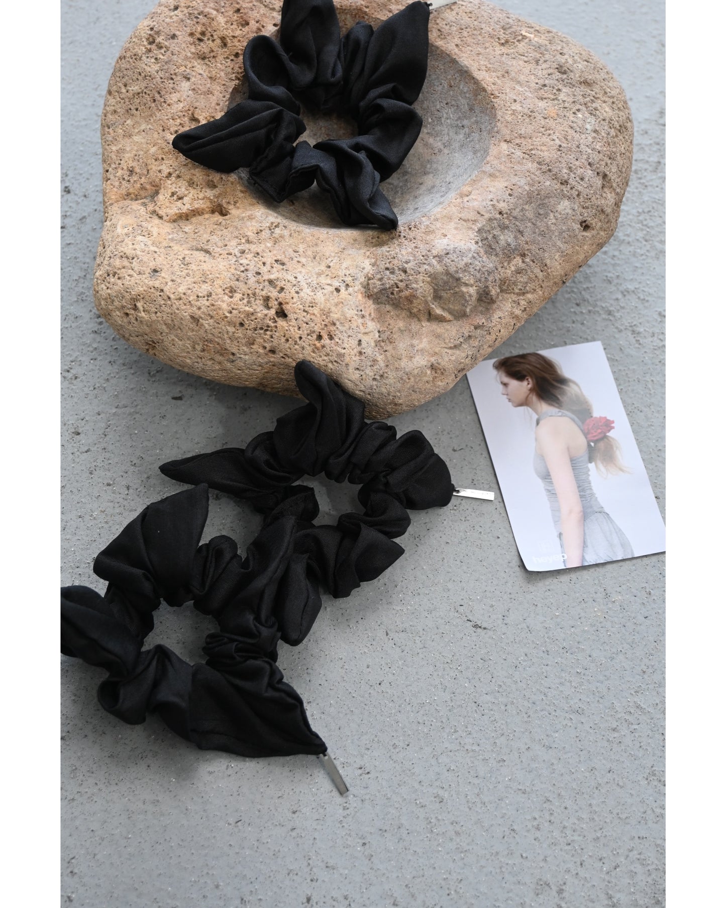 Silk Square Mini Scrunchie - 3 Piece Set