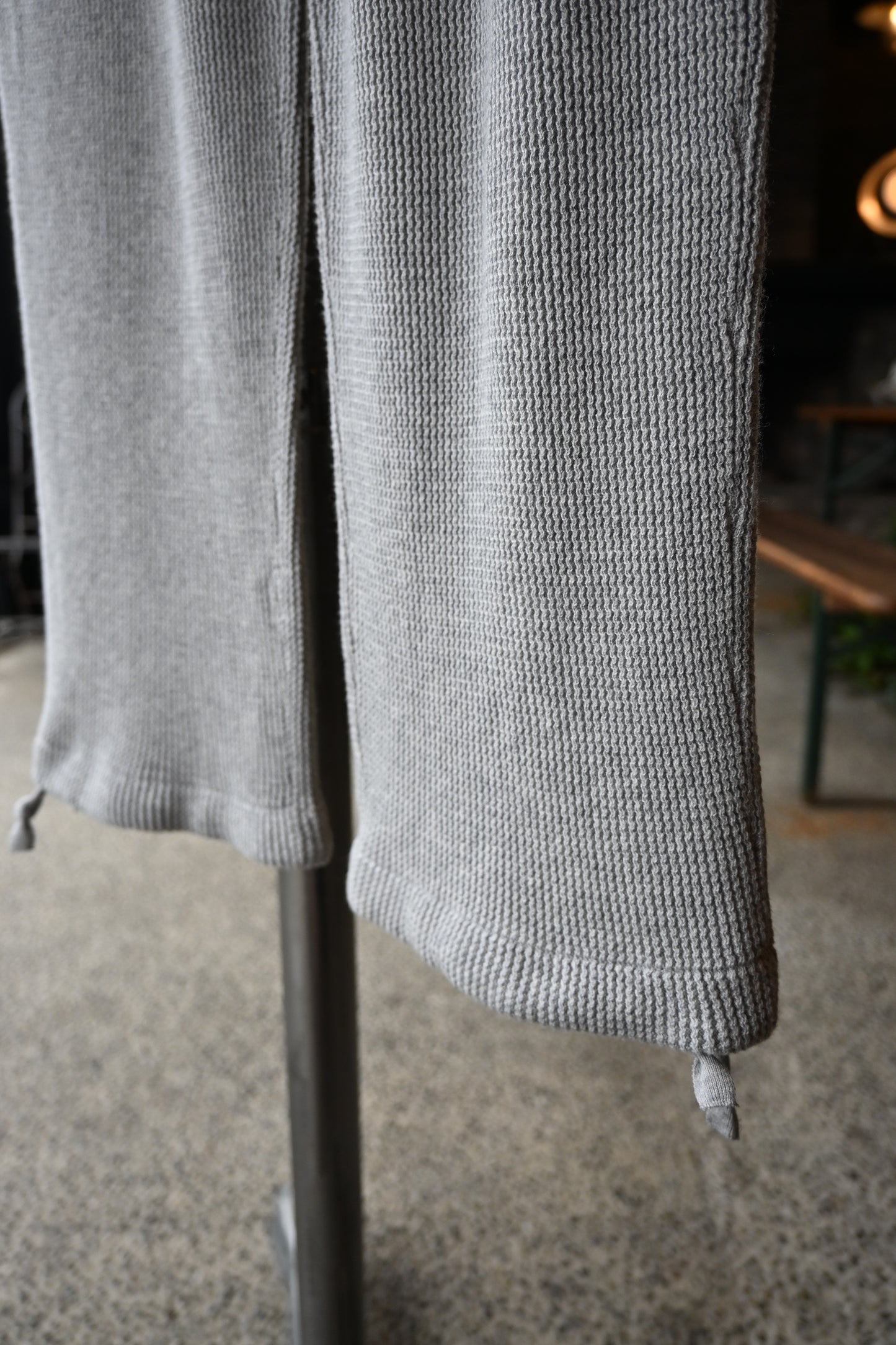 seacell & organic cotton waffle-knit pants