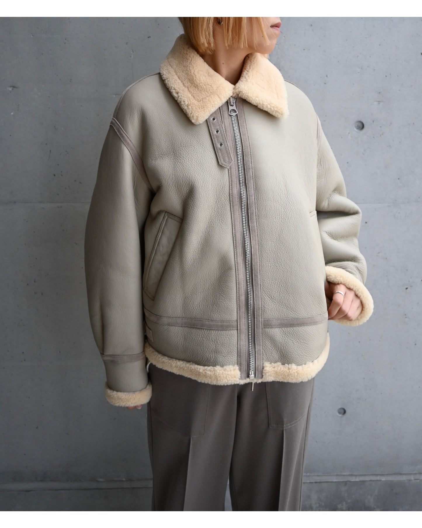 Sheep Mouton B-3 Flight Jacket