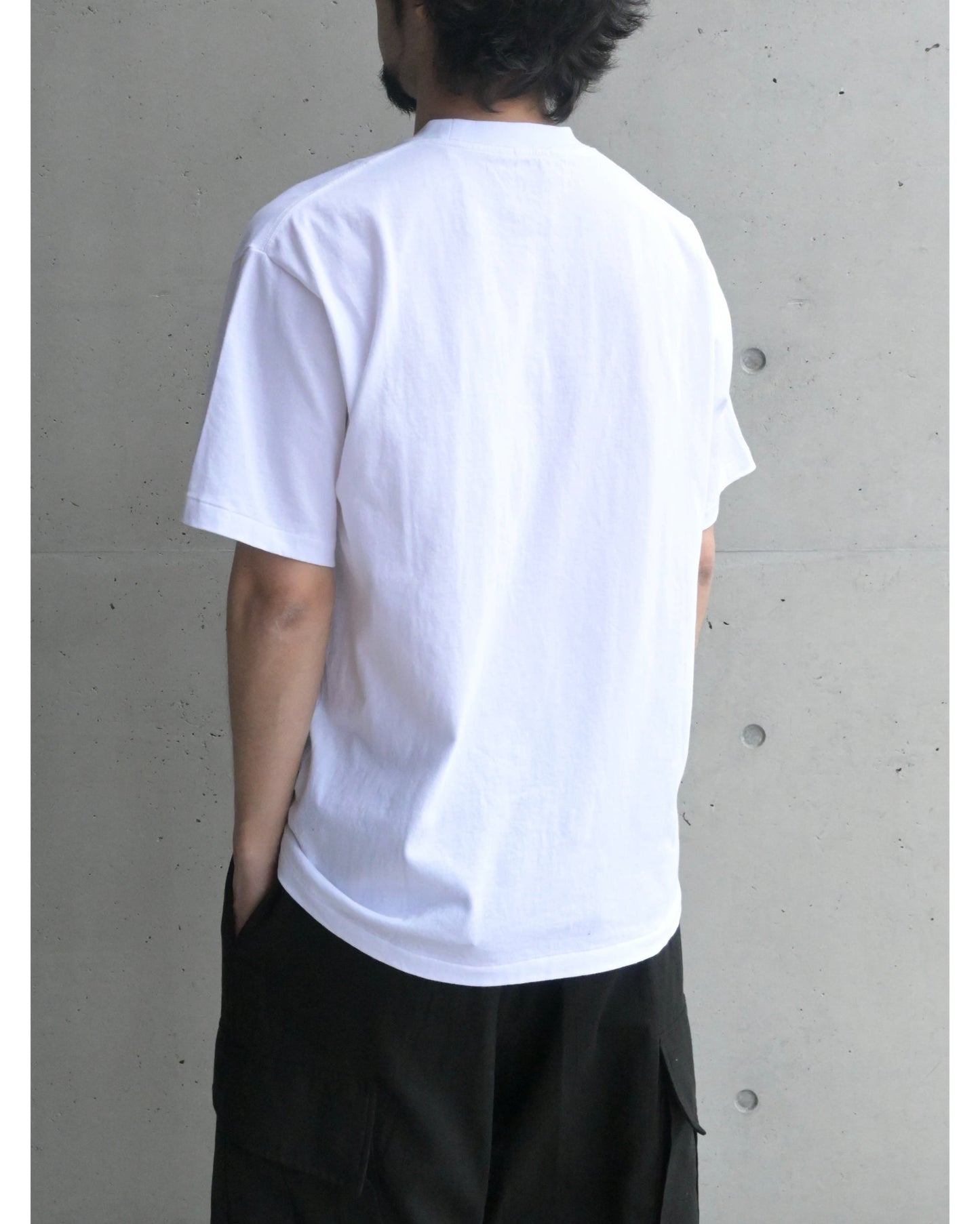 コットンジャージ 半袖Tシャツ WHITE