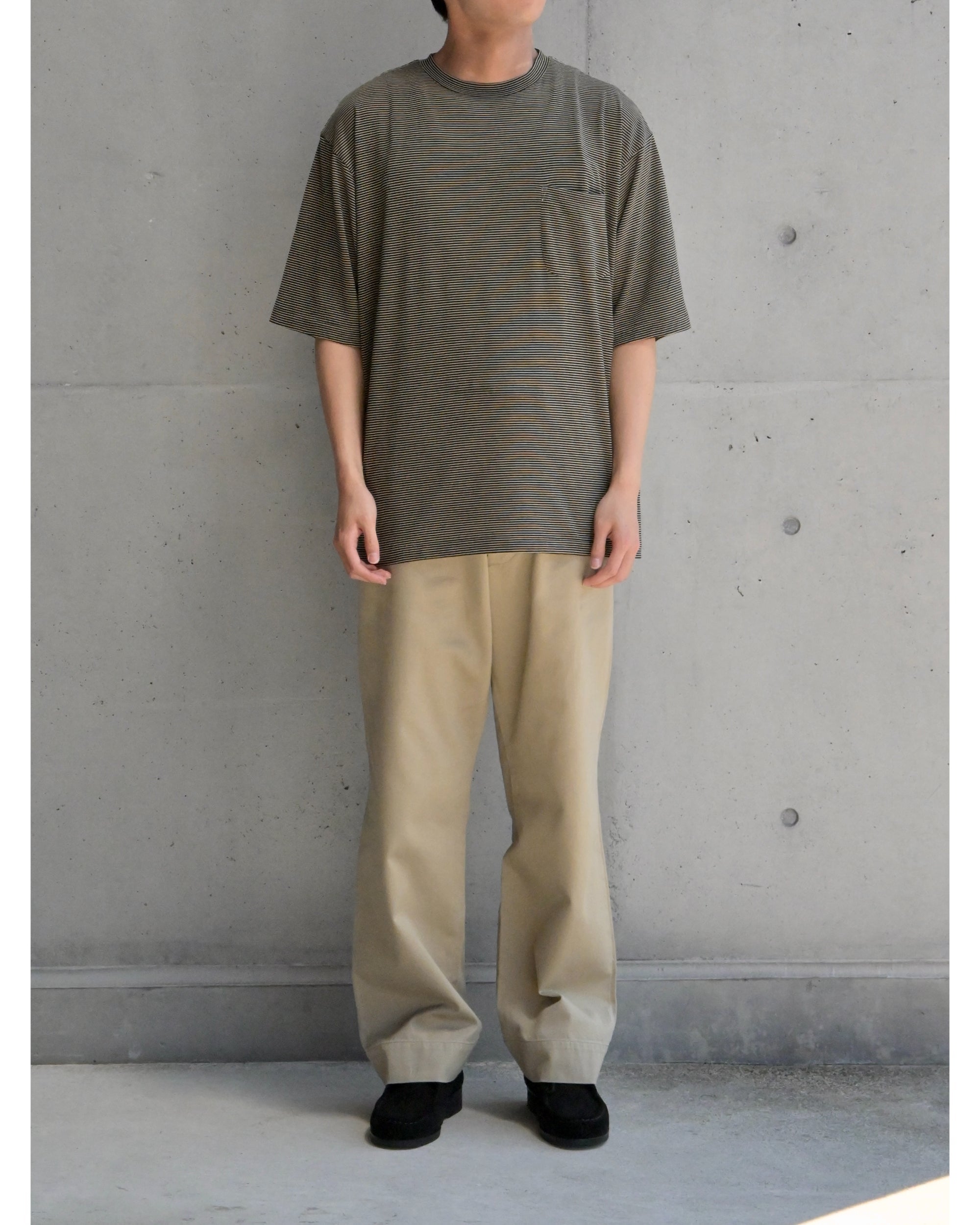 サマーウール 半袖Tシャツ BORDER – TIME AFTER TIME