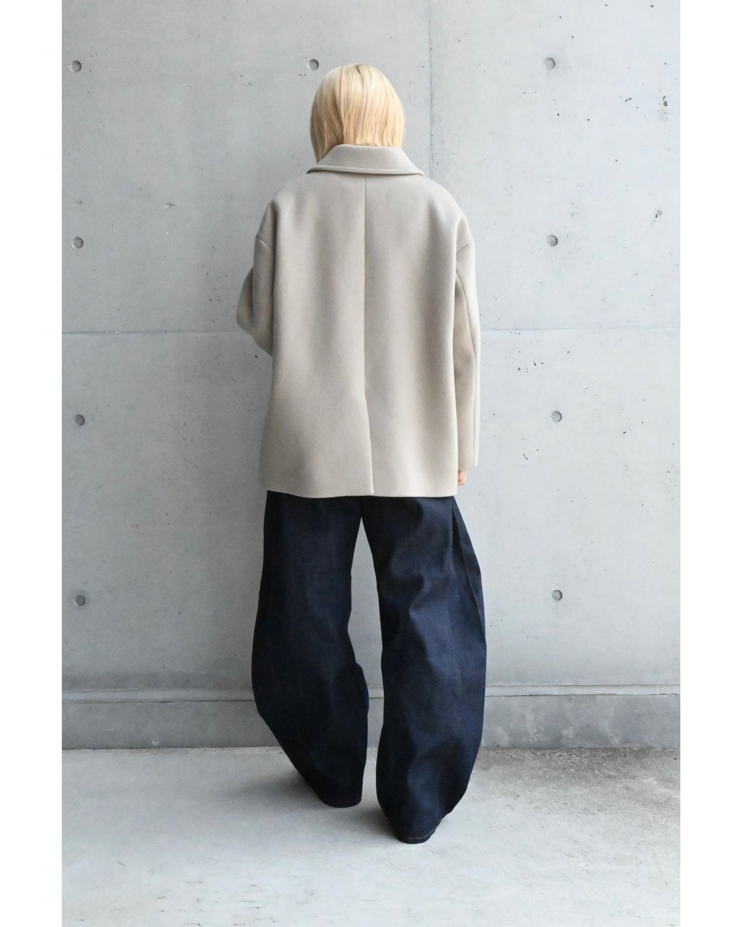 DENIM BARREL-LEG JEANS 13352