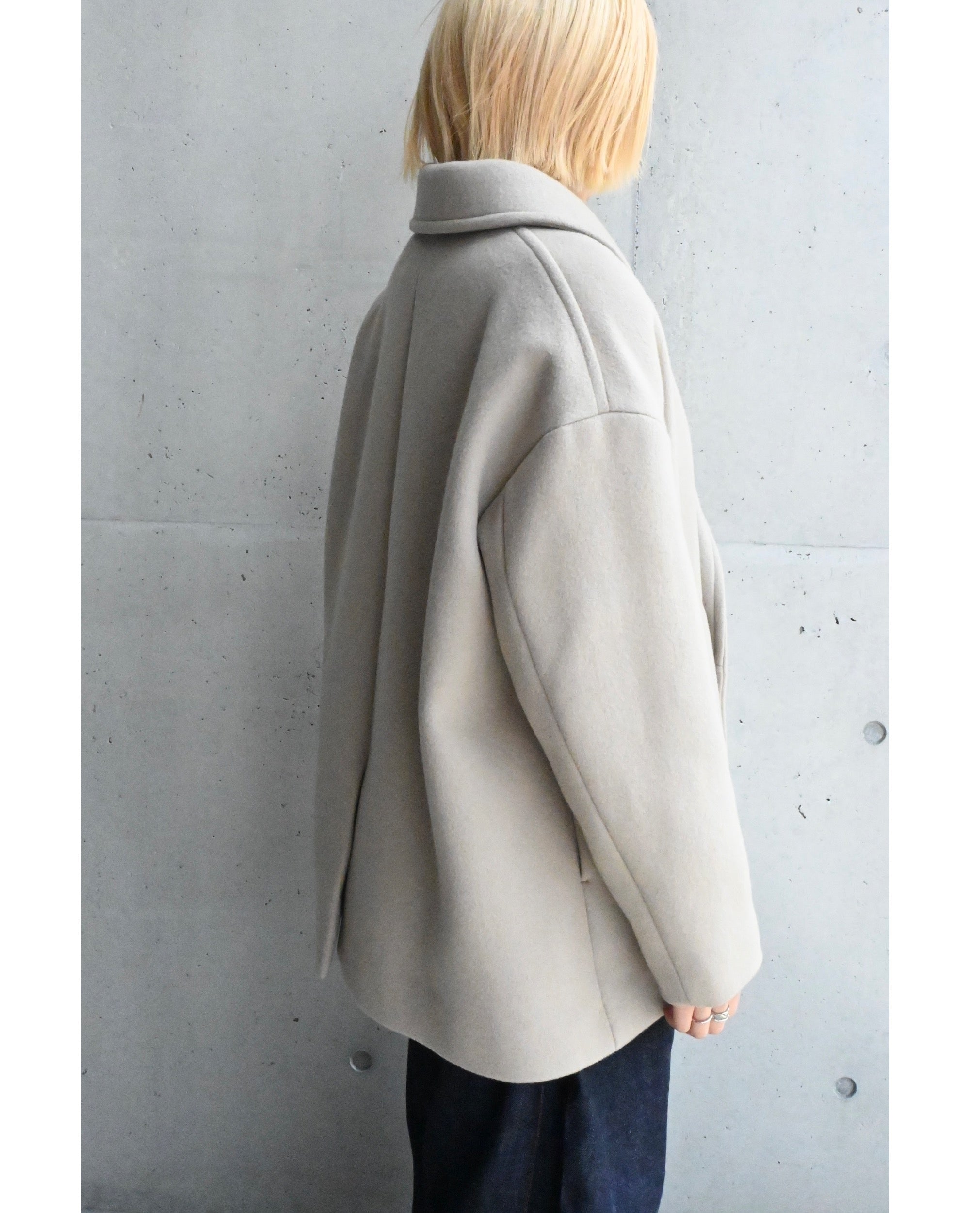 Light Melton Shawl Collar Coat – TIME AFTER TIME