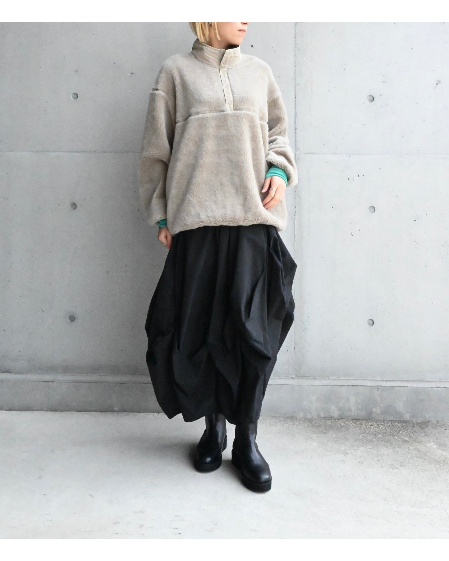 Wool Boa Pullover