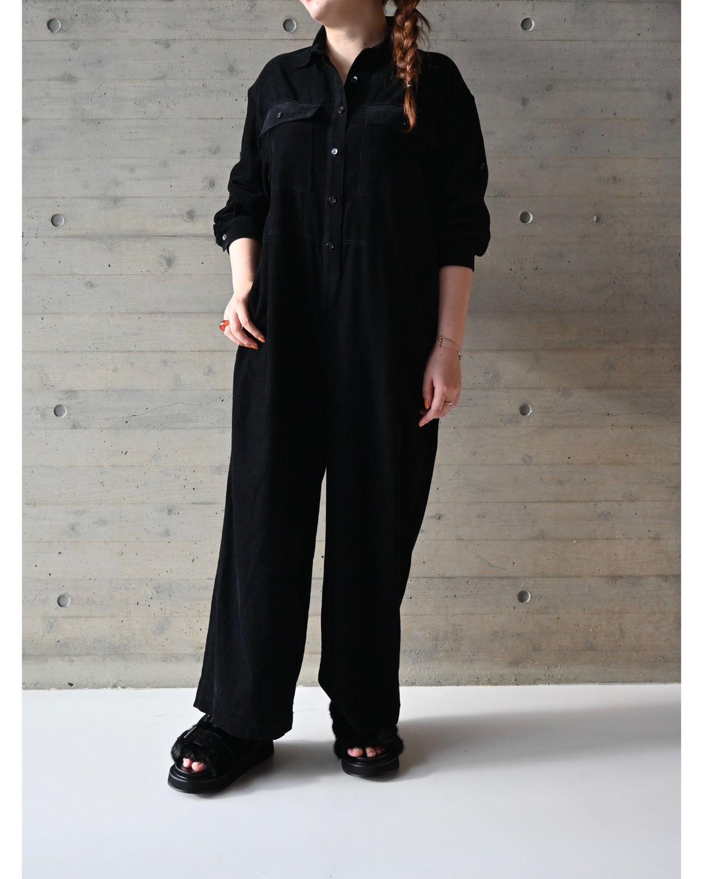 RY/CO NEEDLECORD JUMPSUIT
