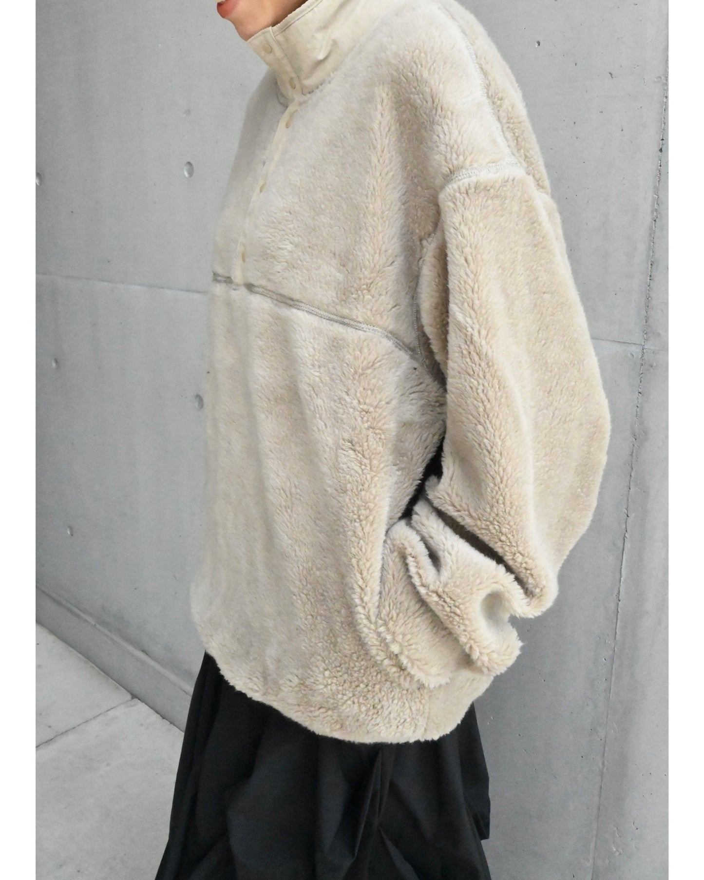Wool Boa Pullover