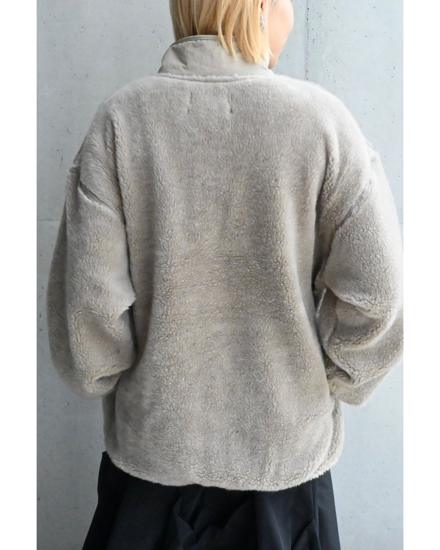 Wool Boa Pullover