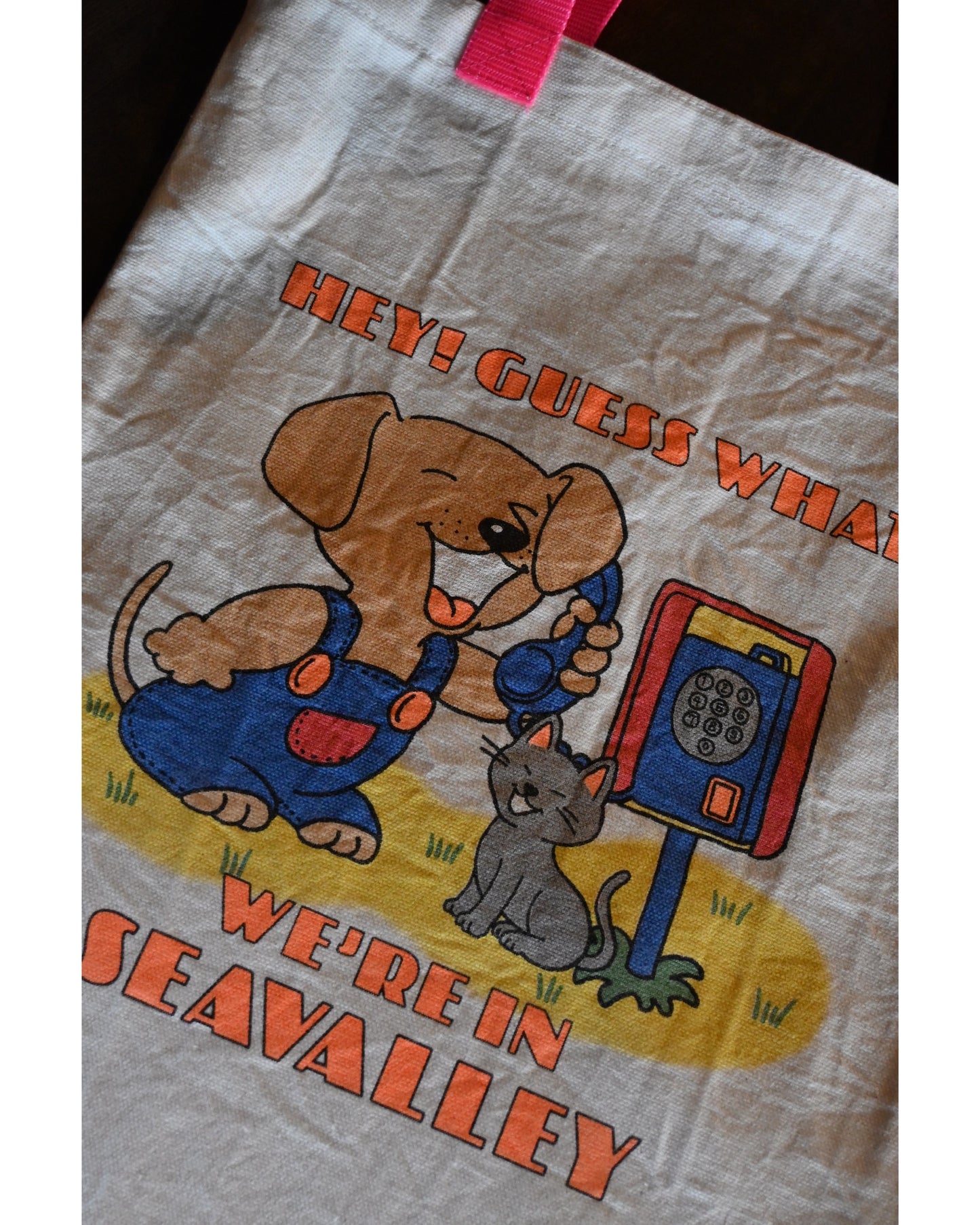 VINTAGE RR もしもしトートバッグ