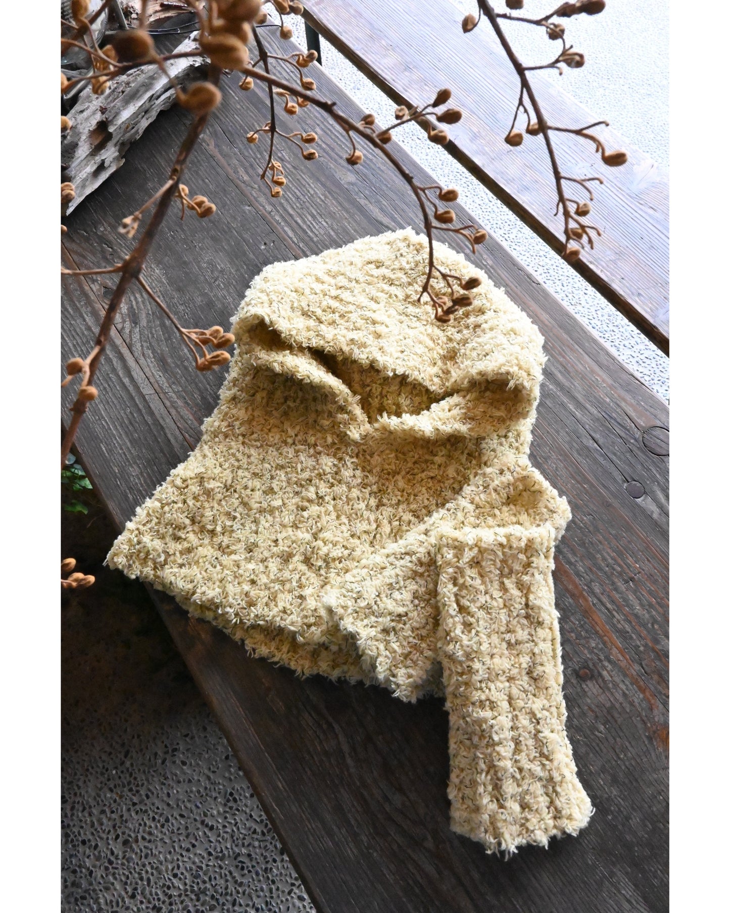 FUR KNIT BALACLAVA