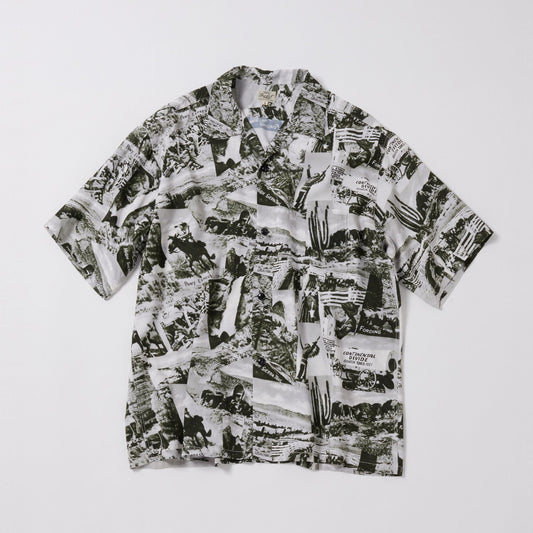 RAYON ALOHA SHIRT “PANIOLO” 39199