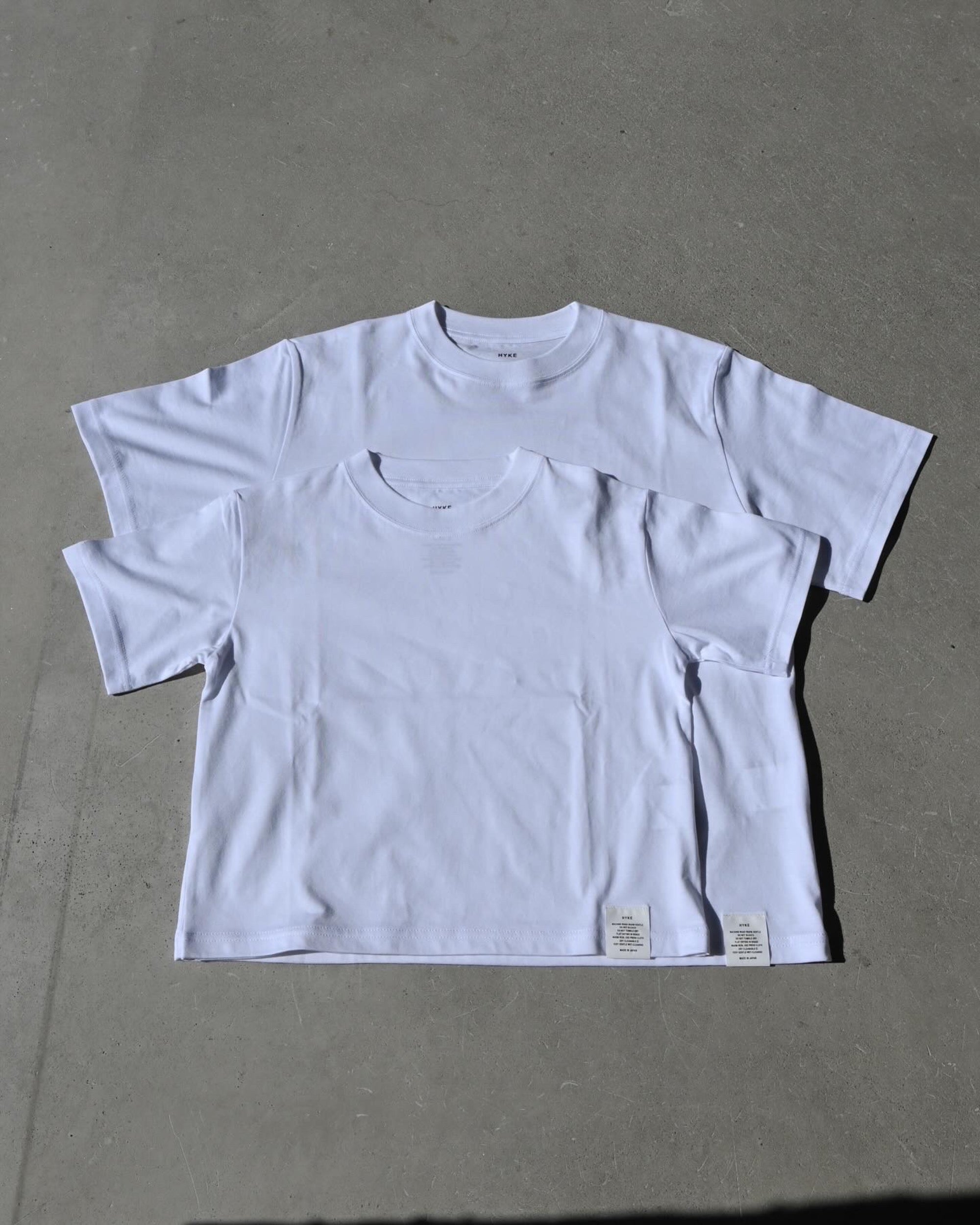 HYKE【ハイク】CROPPED SHORT-SLV TEE (12378) | glamour online