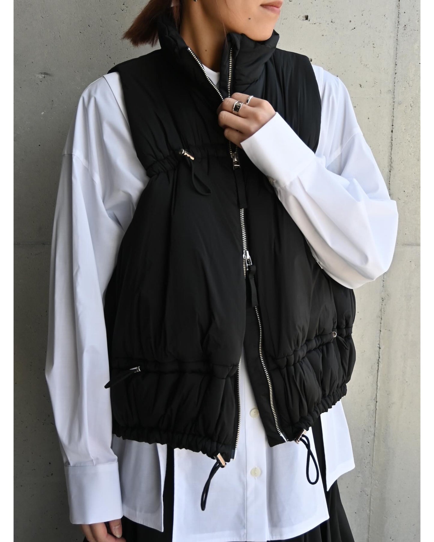 N/PUライトタフタ 中ワタベスト