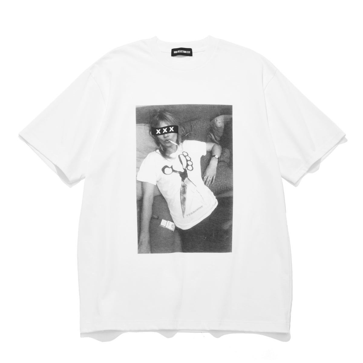 BOX LOGO "BRASS KNUCKLE SCISSORS" PHOTO TEE