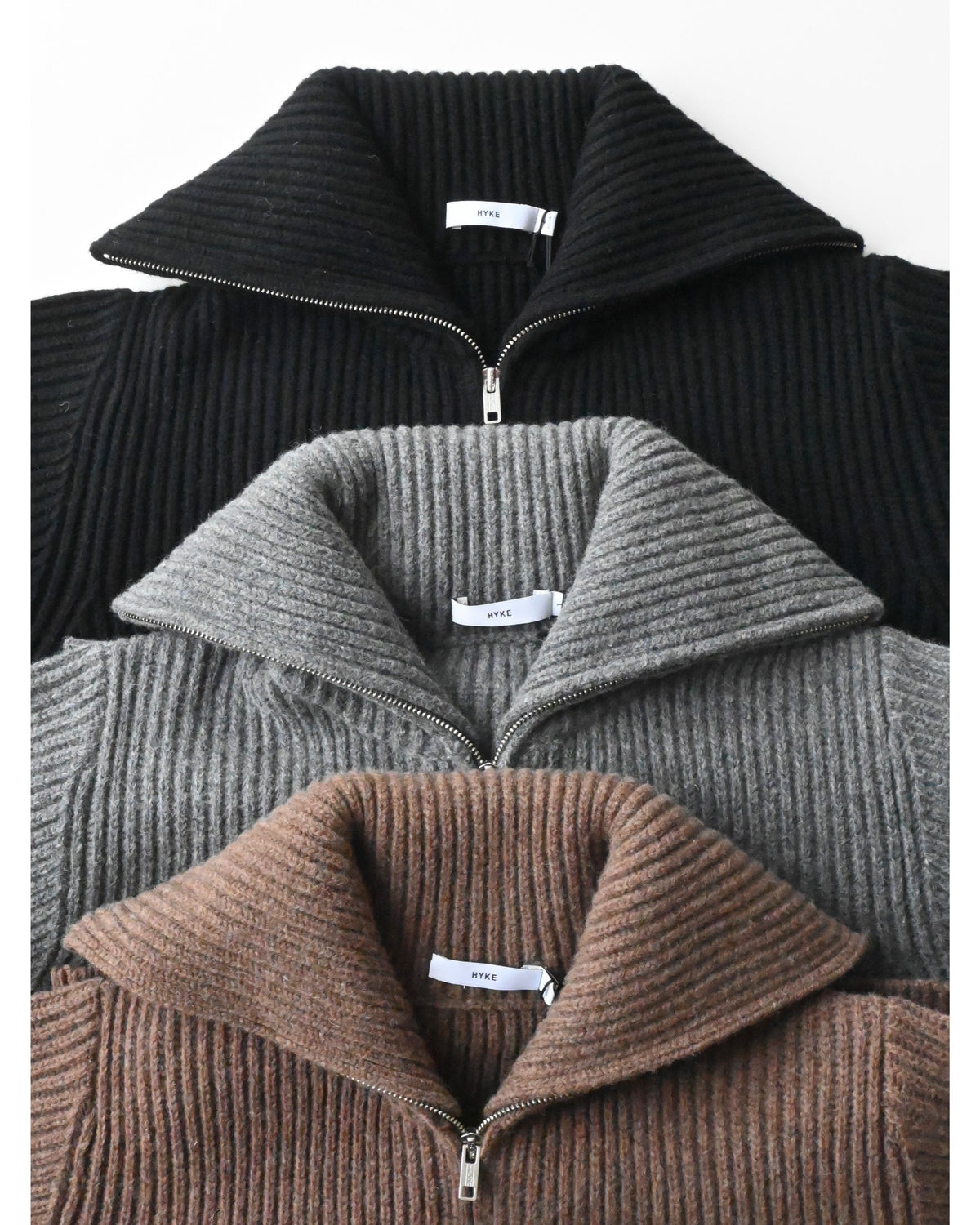 RIBBED ZIP SWEATER 11445